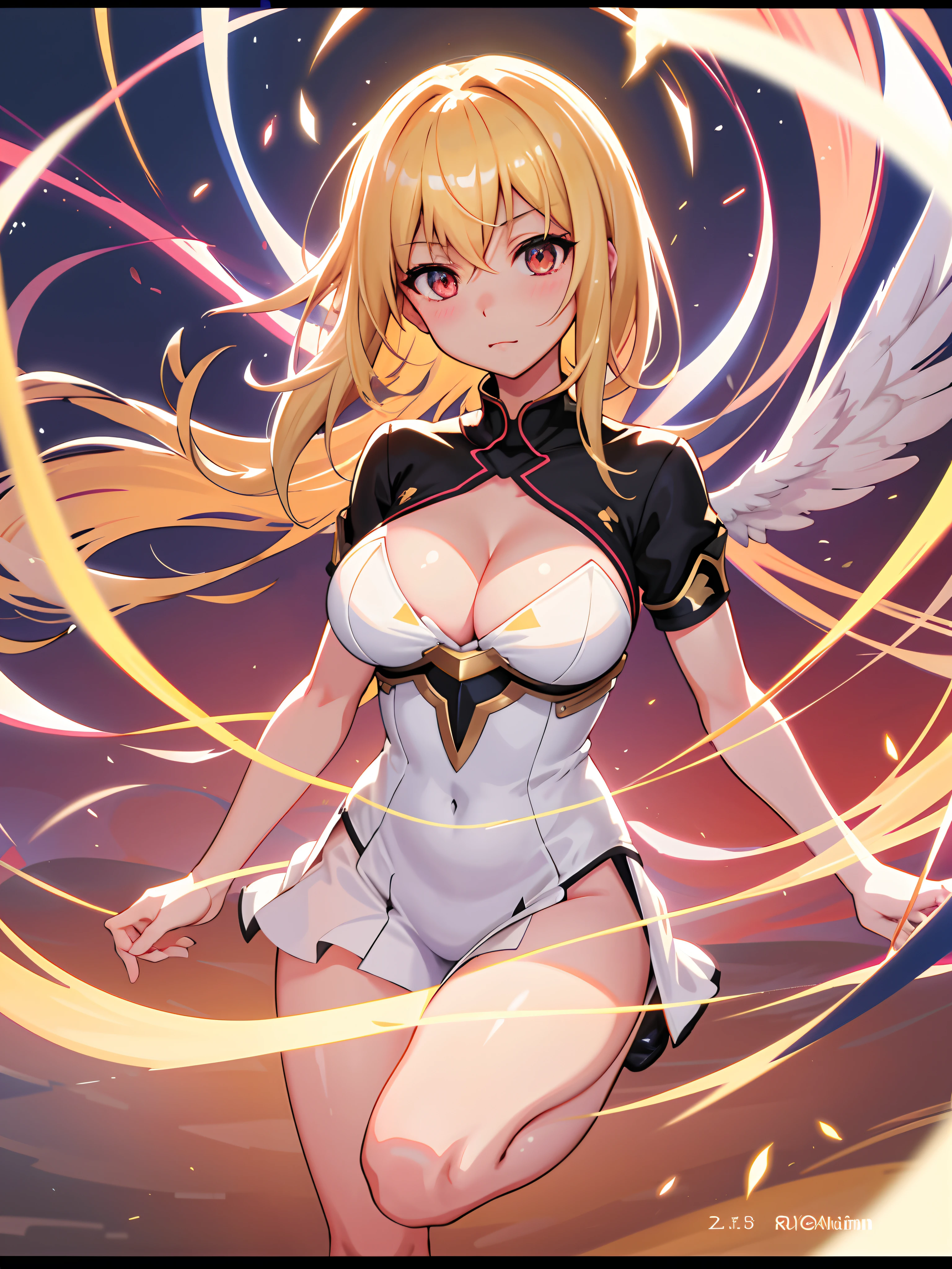 Blonde Beautiful Girl,(1 Various postures.9),(Perfect body 1.5),(Huge breasts 1.5),(Huge cleavage 1.5),(Exposed breasts),(see through lingerie),Breasts larger than the torso,Crazy swollen breasts,Ill-fitting clothes,Snow-white skin,style artgerm,extremely detailed art germ,IG model,(best qualtiy),ultra - detailed,Ultra photo realsisim,Octane renderer,HighDynamicRange,(HDR),32K resolution,Super resolution,megapixel,The Tyndall effect,lens flare glow,shadowing,Contre-Jour, depth of fields, natural lightting, Hard focus, filmgrain, Mirror light hologram,Ray traching, (Blush 1.5),(Extremely shy expression1.5),(Detailed facial features1.5), (Detailed hand feature 1.5),(Each hand has only 5 fingers),
(best qualtiy),ultra - detailed,Ultra photo realsisim,Octane renderer,HighDynamicRange,(hdr),32K resolution,Super resolution,megapixel,The Tyndall effect,lens flare glow,shadowing,Contre-Jour, depth of fields, natural lightting, hardfocus, filmgrain, Mirror light hologram,Ray traching,Semi-reflective illumination,Natural lighting,Incandescent Lamps,fiber-optics,gentle illumination,volumettic light,Contre-Jour,globalillumination,Ray traching,optics,Scattering,with light glowing,shadowing,Twinkle,glaring lights,Anime girl in uniform holding baseball bat in front of bright background, Anime moe art style, Artgerm and Atey Ghailan, style of anime4 K, Digital anime illustration, Kushatt Krenz Key Art Women, Kantai collection style, Makoto Shinkai Cyril Rolando, art-style : Ilya Kuvshinov, Official artwork