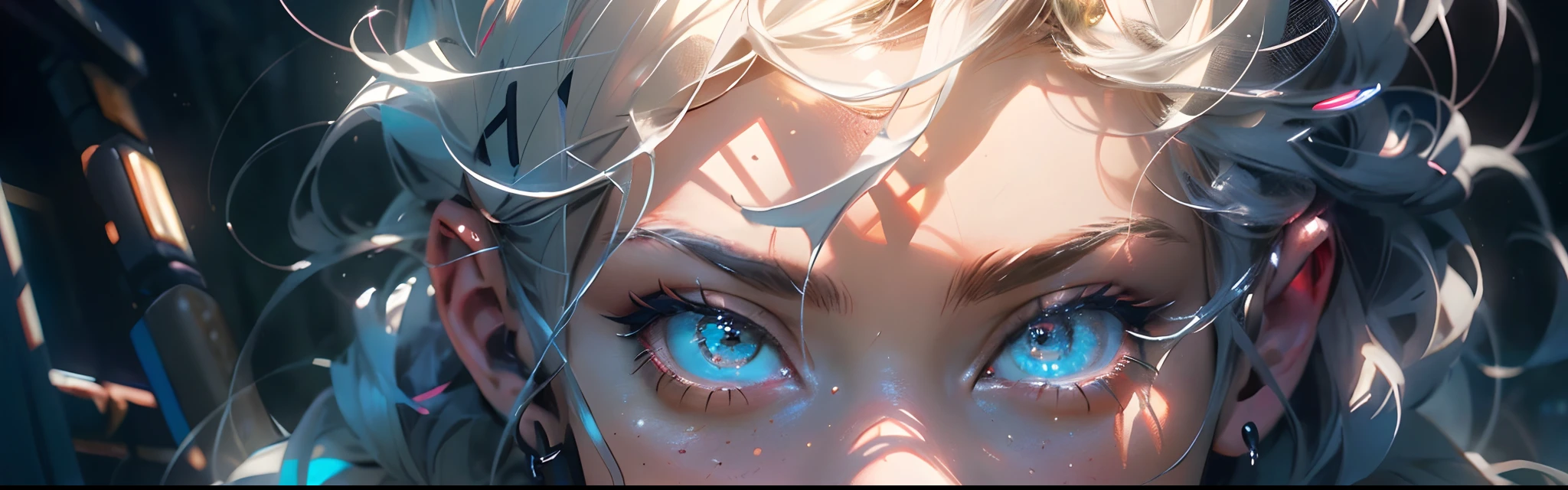 melancholy lighting, quiet, calm, brightness, masterpiece, best quality, 1girl, (JinxLol:1.2), (ultra photorealistic:1.3), (masterpiece:1.4), best quality, ((realistic)), high quality, ultra detailed, ((real image)), ((realistic skin)), ((realistic face)),(illustration:1.05), (beautiful:1.05), (beautiful detailed eyes:1.05), (cinematic light:1.1), red torino deataques, full body