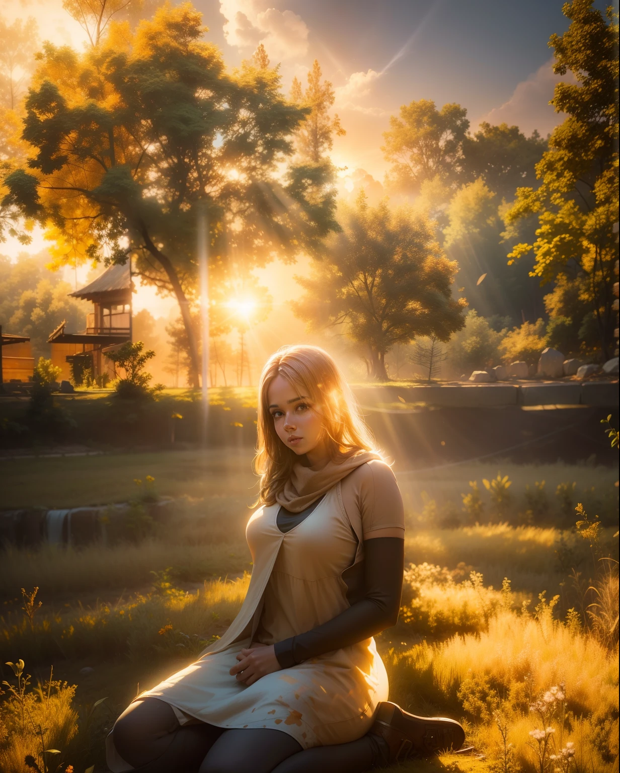 Hd sun rays background & realistic pic face glowing realistic