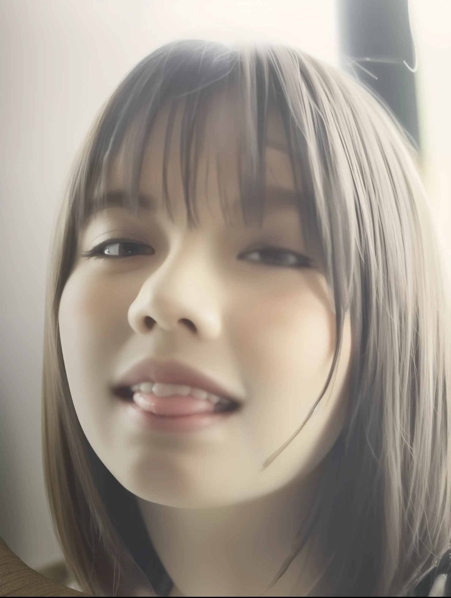 Semen dripping on the face、ahe face