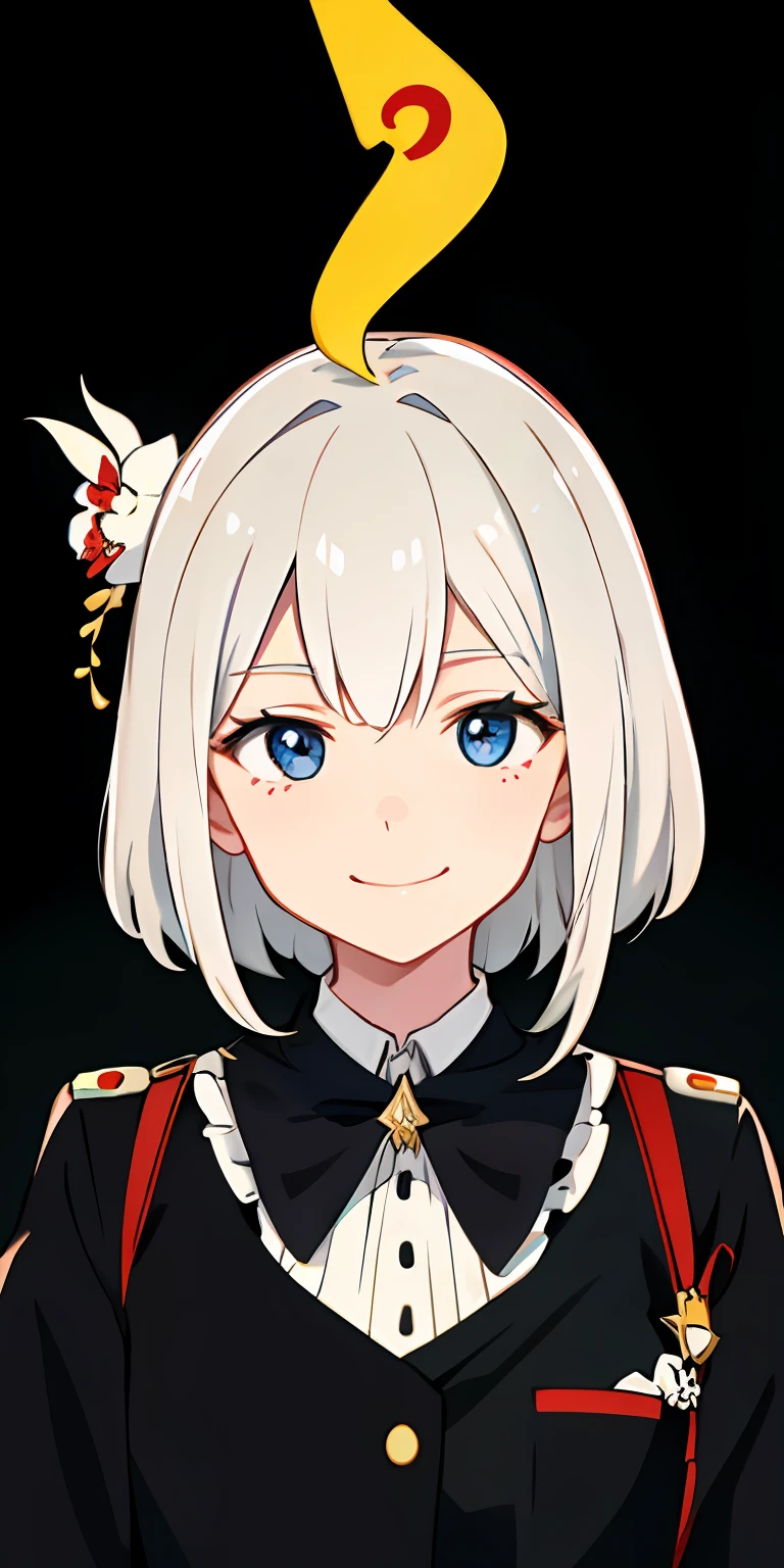 The facial expression is detailed,Smile brightly