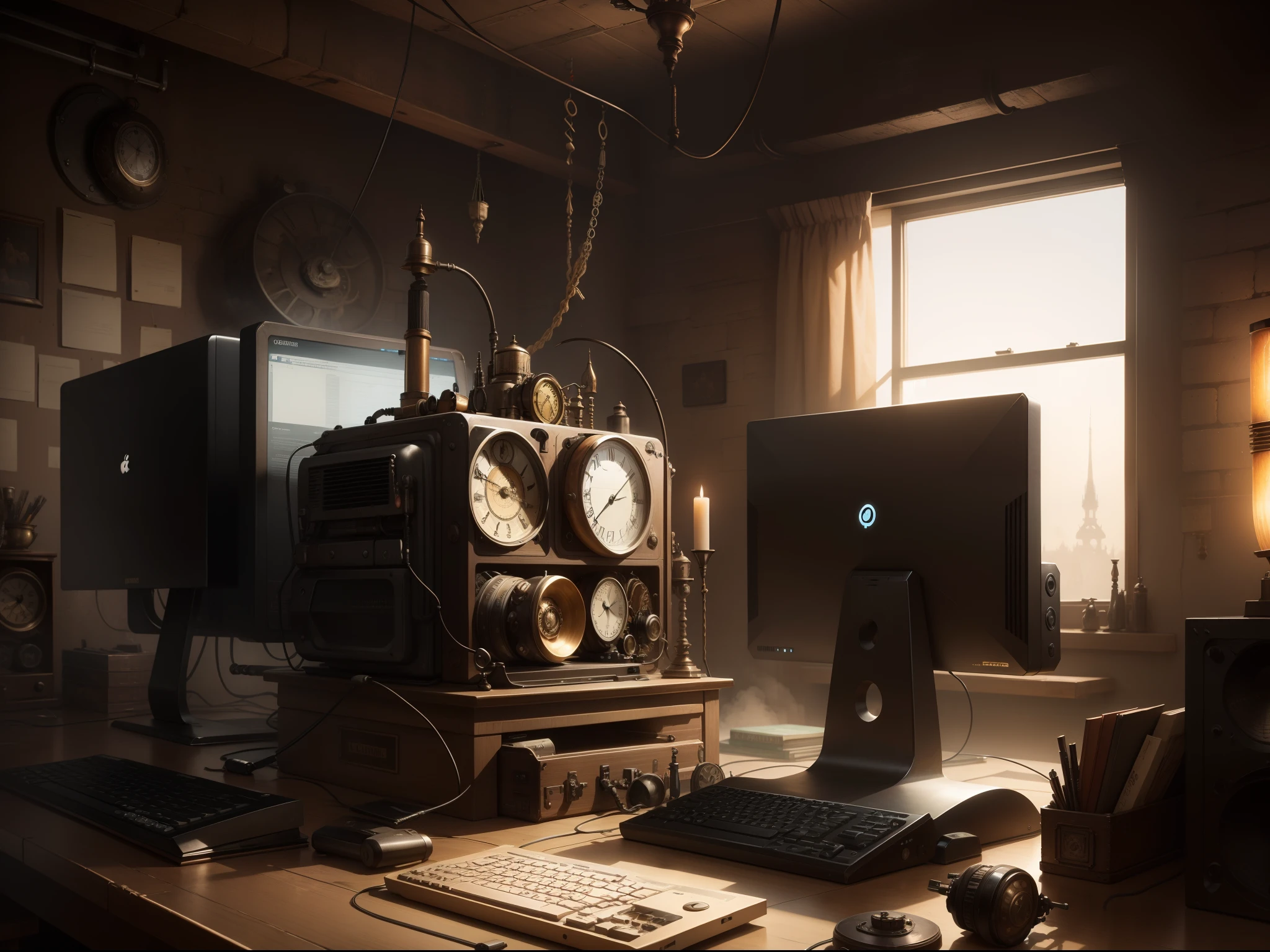 Computer Help Steampunk