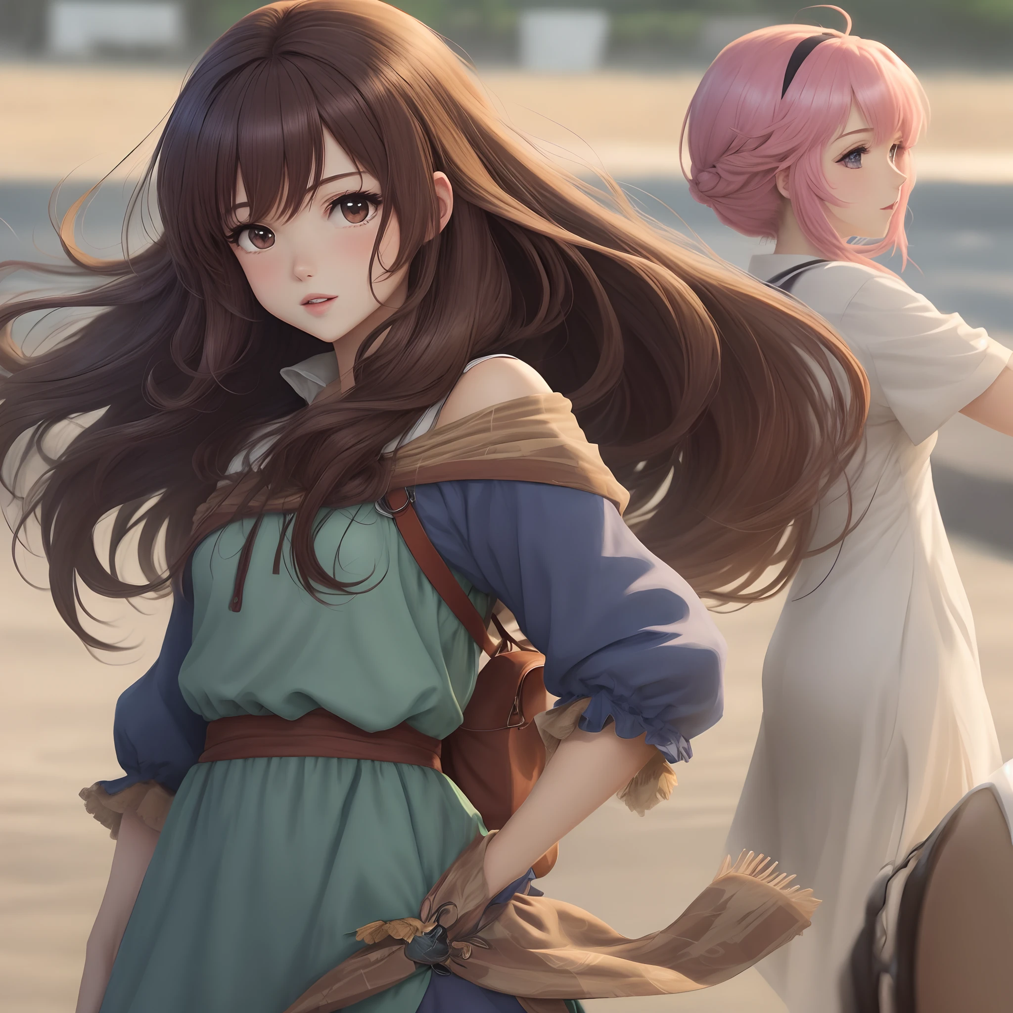 Imagem de anime feminino peladas