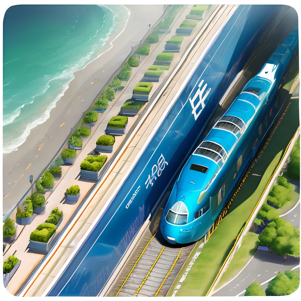 Azur route two-dimensional