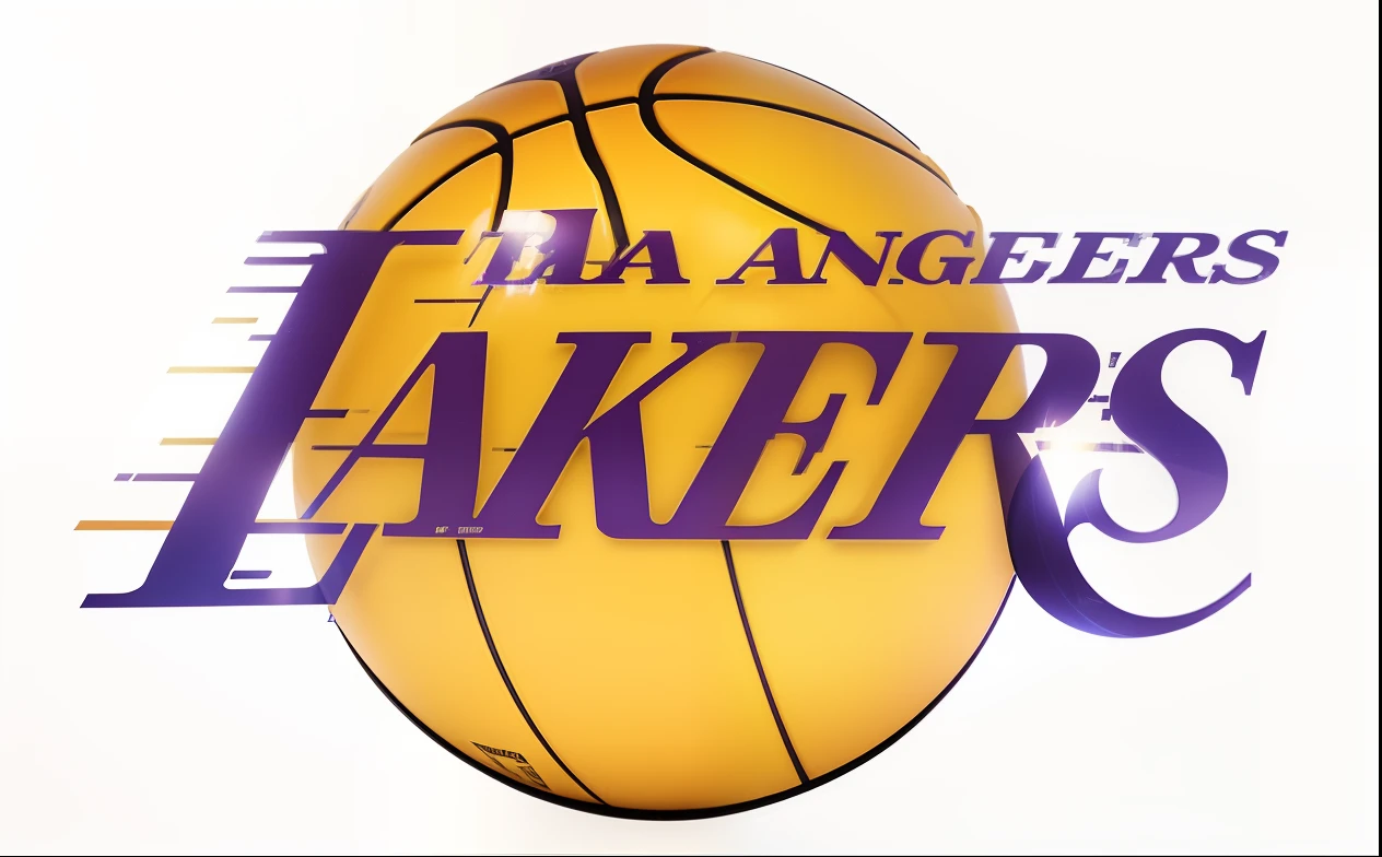 (mais alta qualidade de imagem) 3D realista, Detailed image strokes, cinematic lighthing, texto los angeles, texto lakers