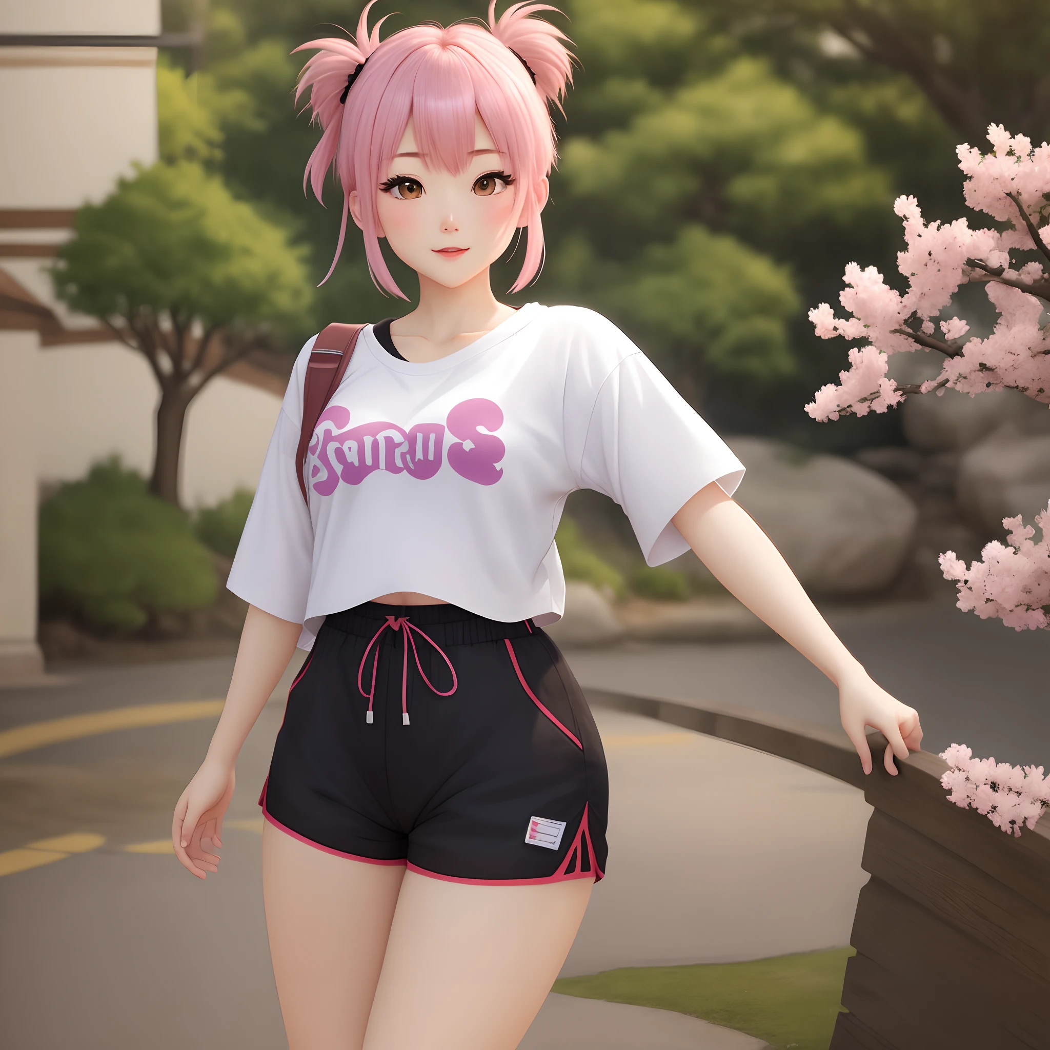 Sakura hanuro shorts