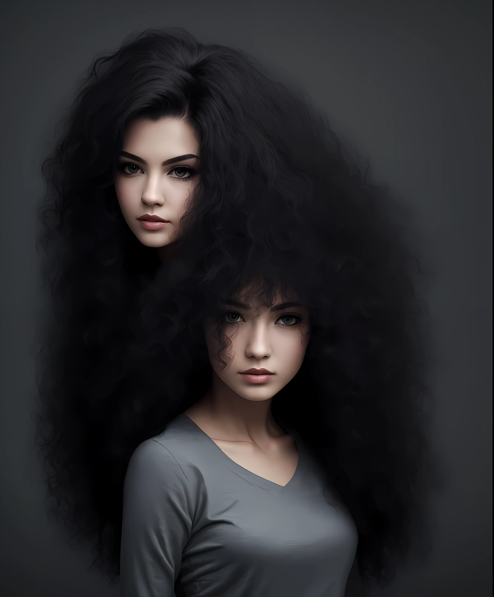 Height 149，whaite hair