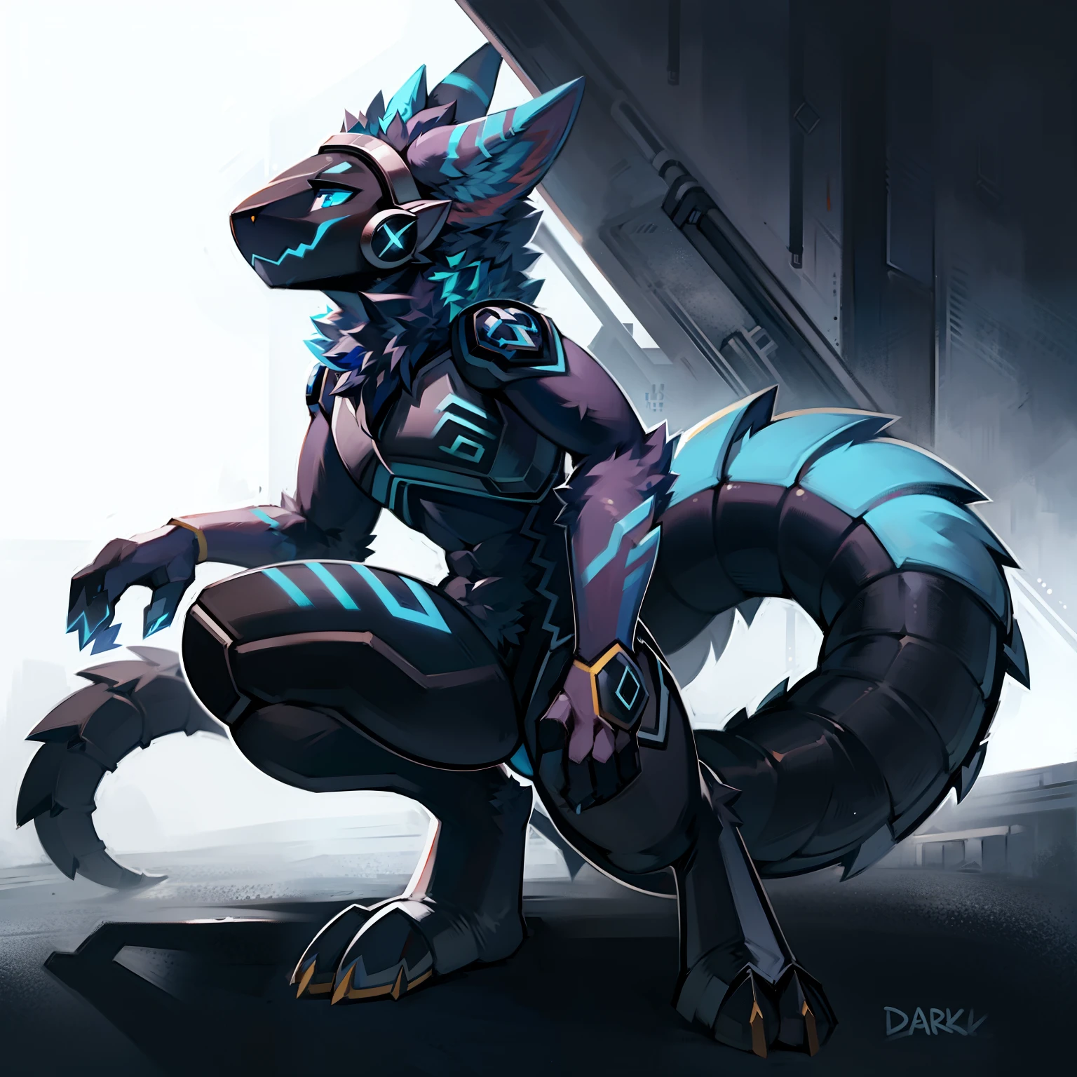 Mecha warrior,drak