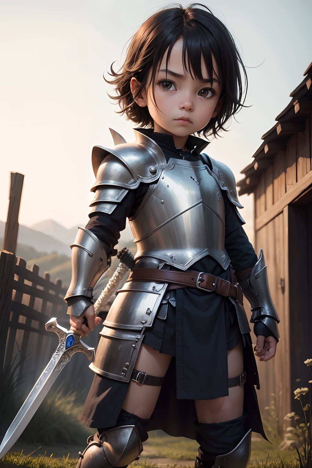 wanted a with armor and a sword