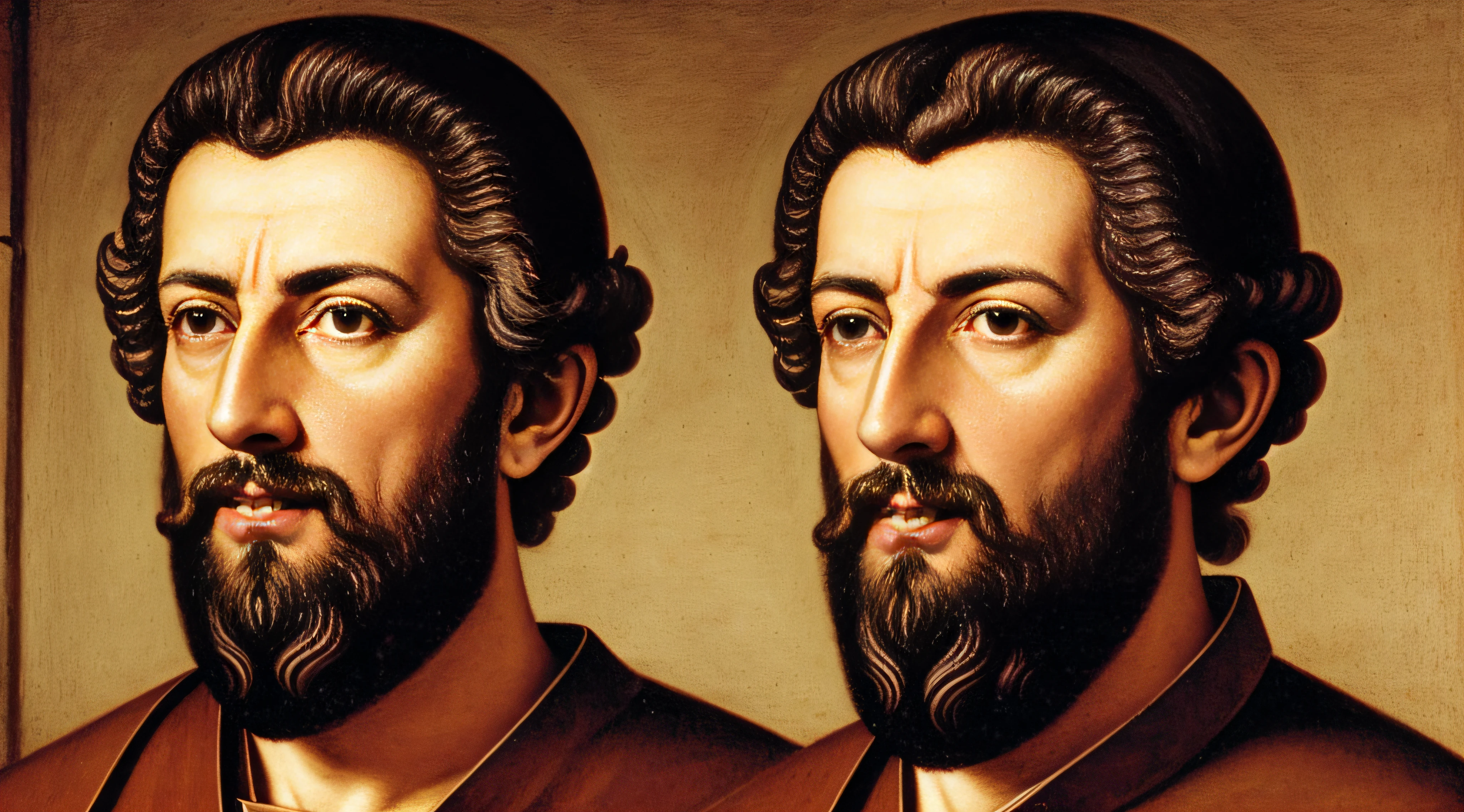 marcus aurelius, autorretrato, realista, detalhado,