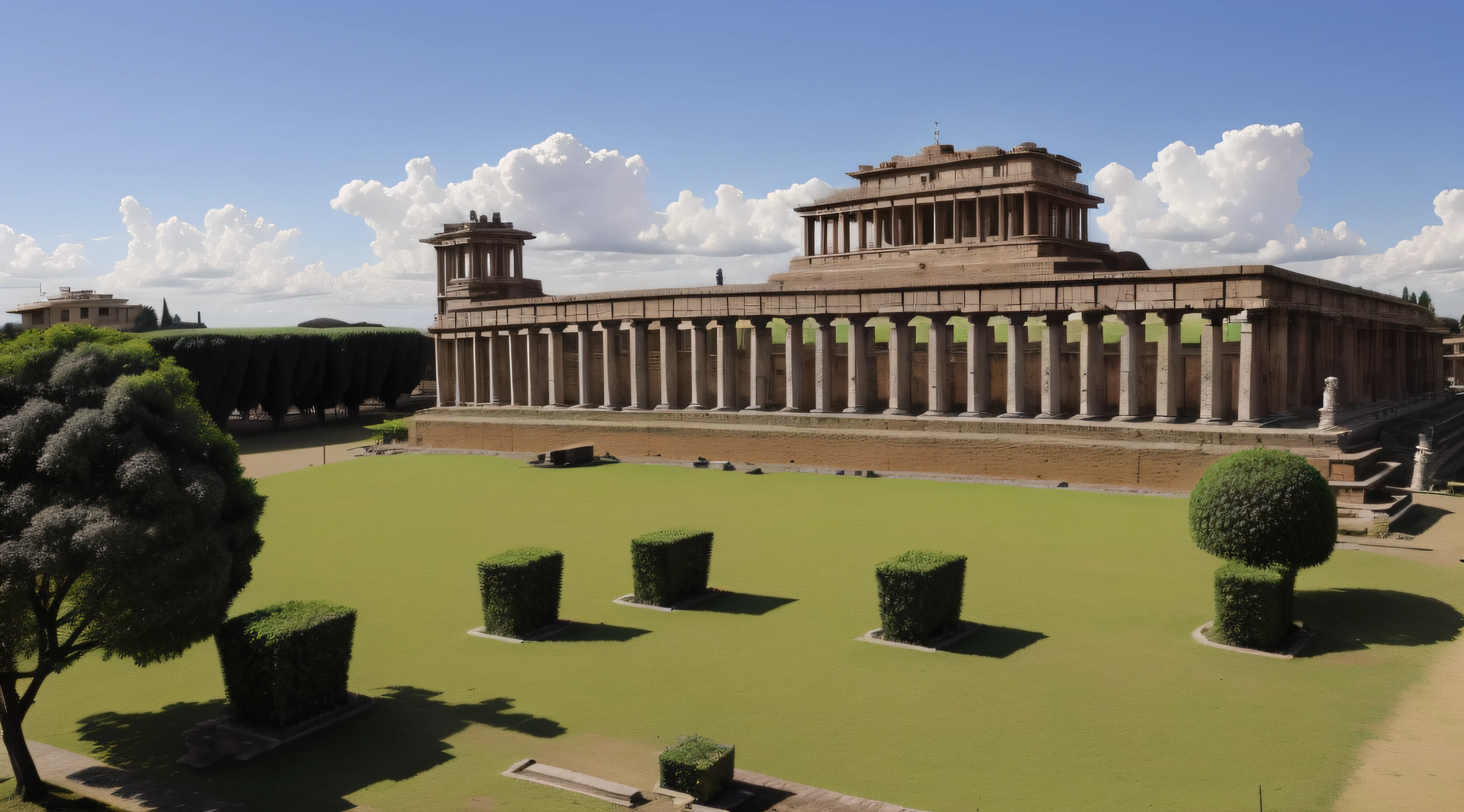 templo de roma, detalhado, realista