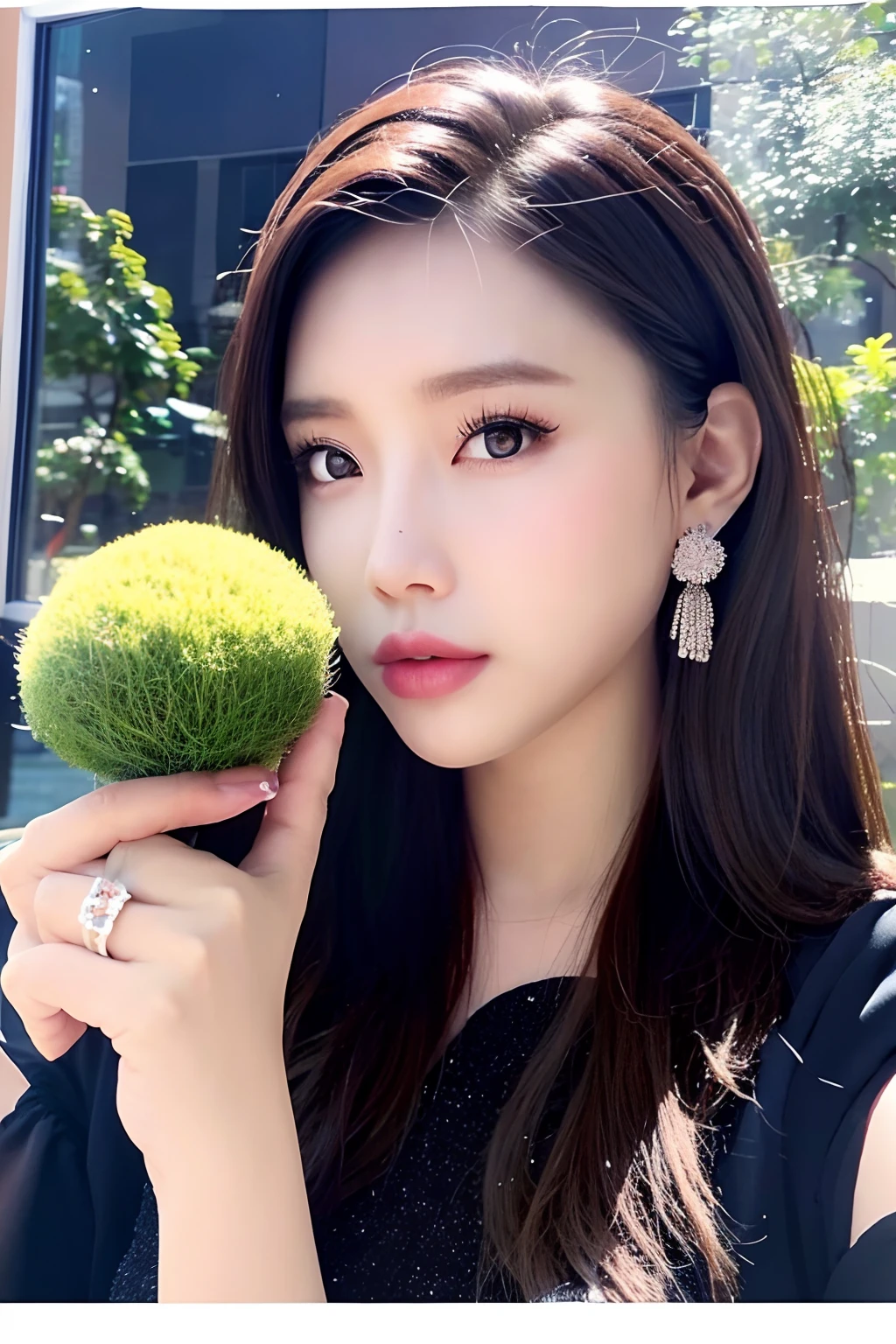 nikon RAW photo,8 k'',Fujifilm XT3,Masterpiece, Best quality, Realistic, Photorealistic,Ultra detailed,Kpop idol, Head and whole body in water, Solo, closeup portrait, Detailed facial features, Gloss on lips, eyeslashes, Small breasts, Serene expression, luxury red dress, From_Front, large circle earrings, jewelry, (Best quality:1.4), (超高分辨率:1.2), cinematic lighitnglamplight, Extreme detailed illustration, Depth of field, Caustics, Broad lighting, naturalshadow, 85mm, f/1.4, iso 200, 1/160s:0.75