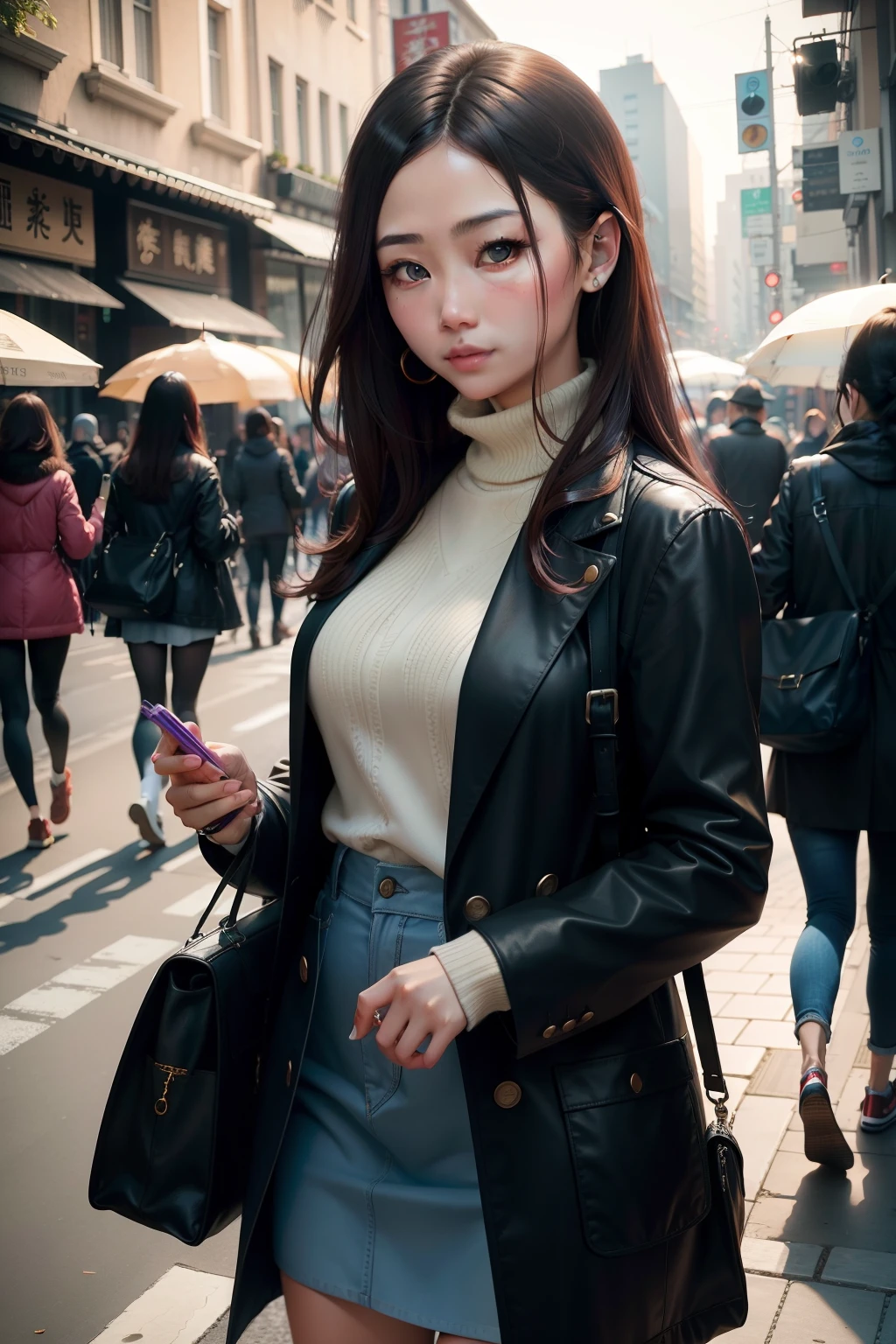 Beautuful Women,On the street,拉屎