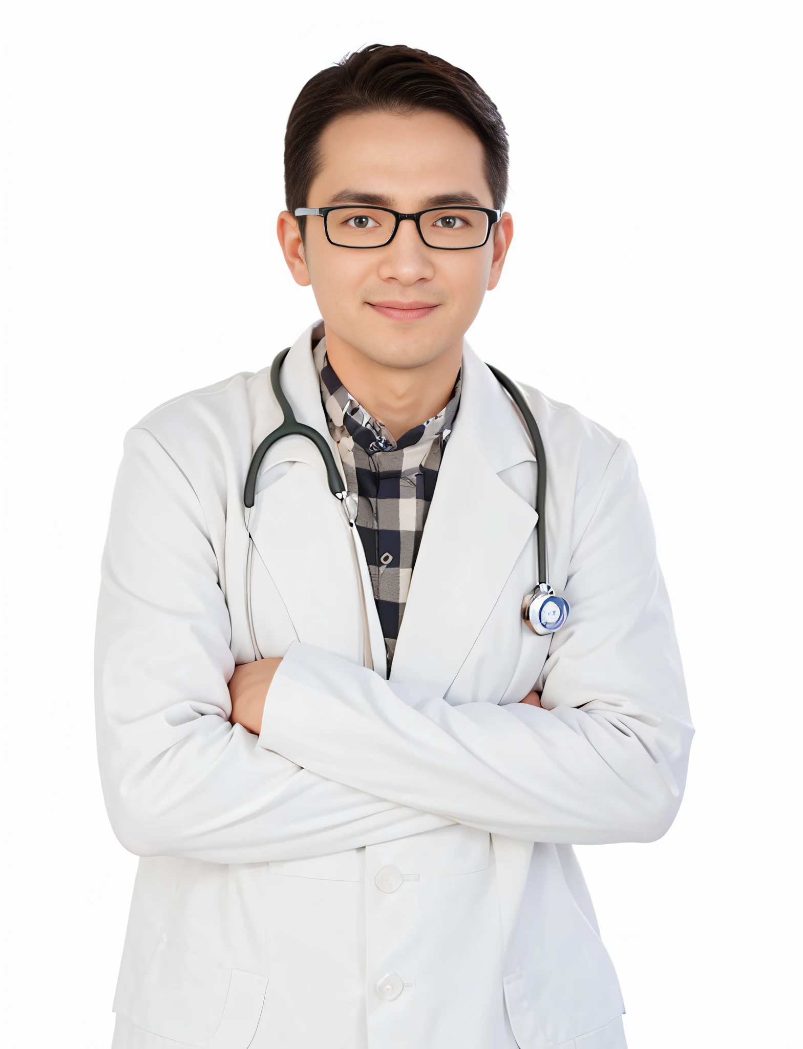 Male doctor Alafeld posing for photos wearing stethoscope and glasses, doctor, the doctor, male physician, (doctor), White coat, wearing lab coat and glasses, wearing a lab coat, wearing a white lab coat, with a stethoscope, the doctor, Medical photography, professional image, wearing a lab coat, local conspirologist