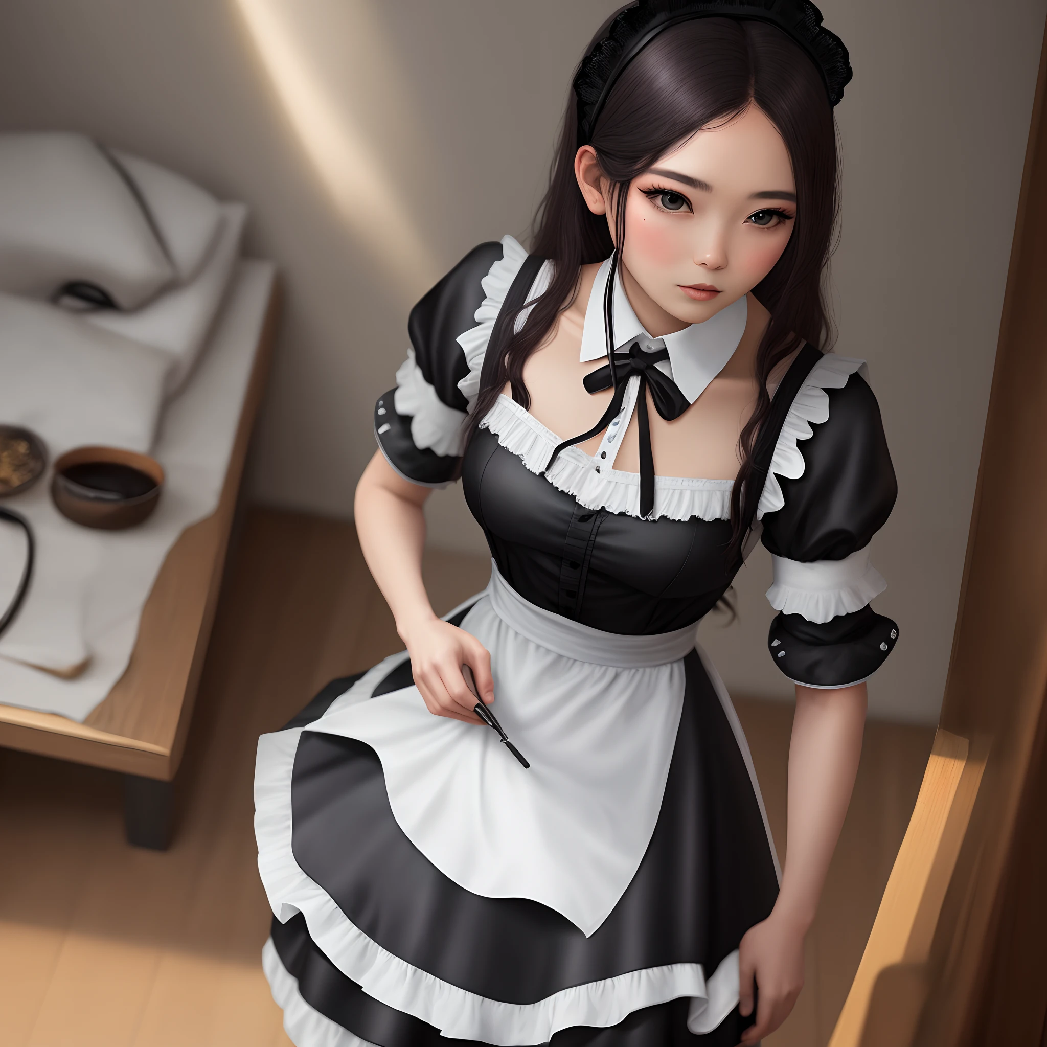 Black Silk Maid