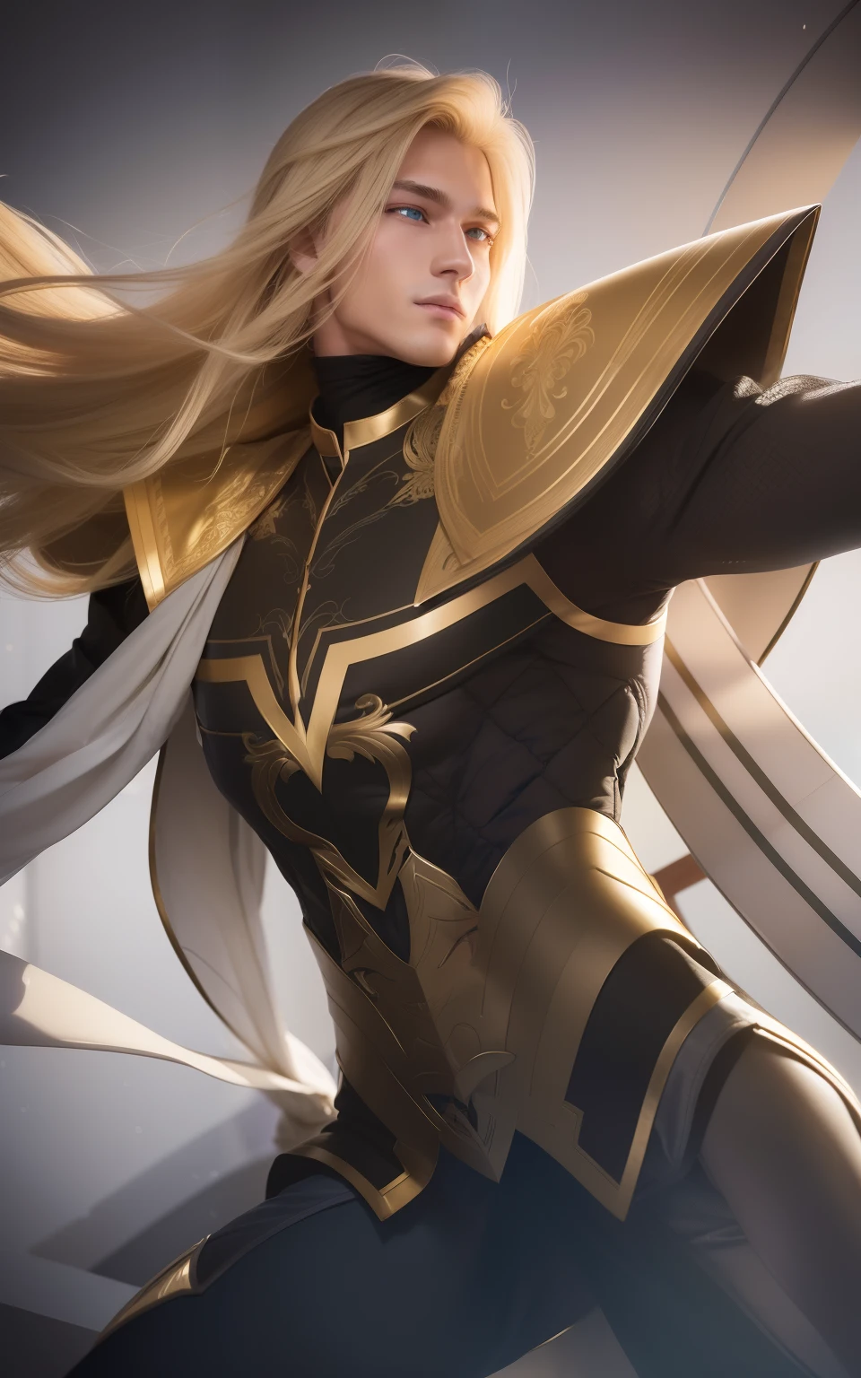 1Boy, handsome, extremely detailed, ultra detail, 32K, extremely face detailed, extremely hair detailed, yellow hair, green eyes, best quality, 18 years old, smile face, smile mouth, extremely arm detailed, realistic, extremely eye detailed