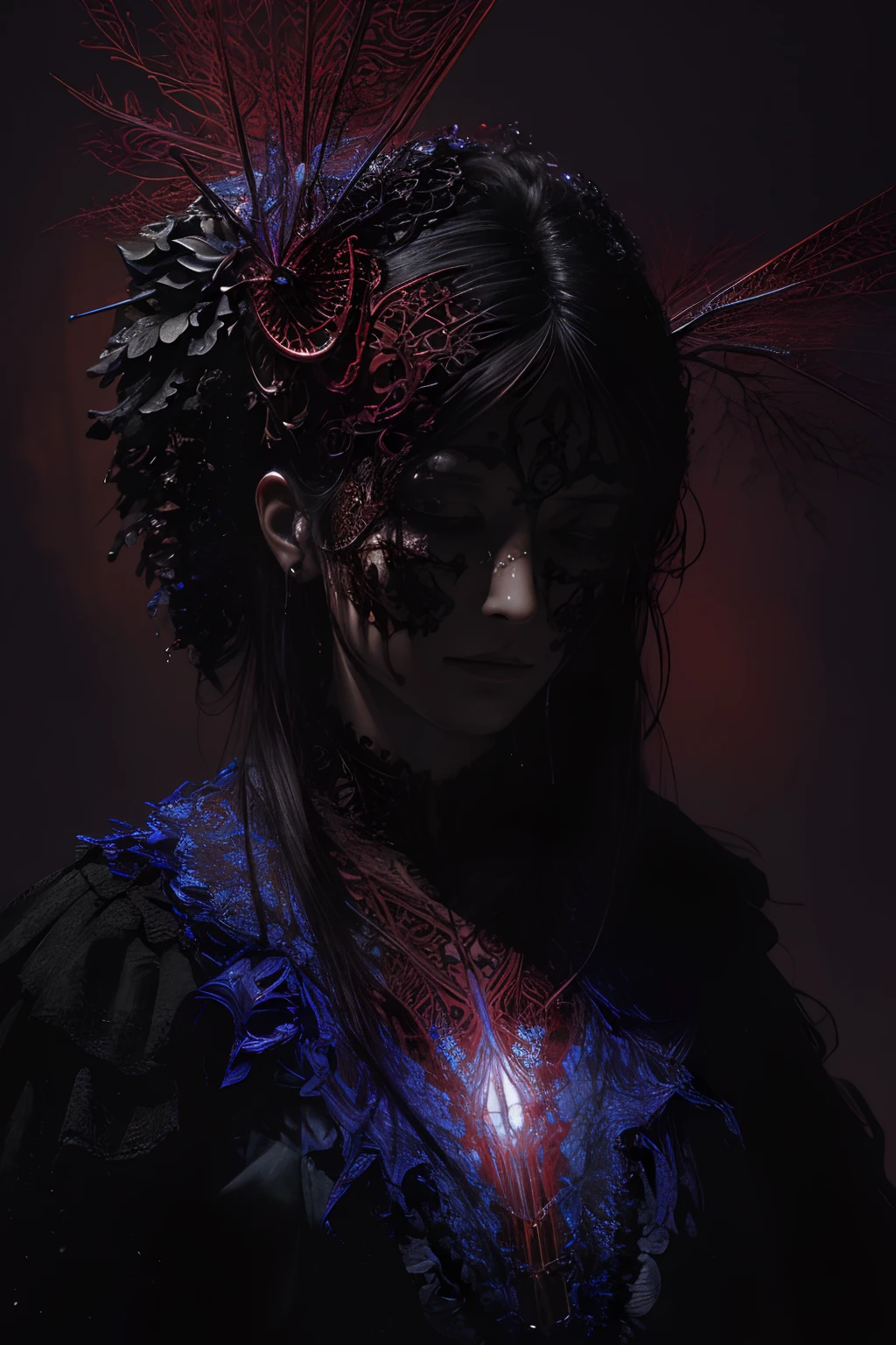 V0id3nergy, surgery,glowing, head, in_jar, water, blood_vessels,, (masterpiece:1.3), (best_quality:1.3), (ultra_detailed:1.3), 8k, extremely_clear, realism, (ultrarealistic:1.3),, insane details, intricate details, hyperdetailed, ultra detailed, extreme detailed, highest detailed, high_detail, colorful, beautiful, hdr, photorealistic, highres, ultra_high_res, photography, aesthetic, extremely_delicate,((fractal art)),colorful,
(horror art, dread),highres, 16K,RAW,ultra highres,ultra details,finely detail,an extremely delicate and beautiful,extremely detailed,real shadow,
realistic,highly detailed photo,award winning glamour photograph,photorealistic,