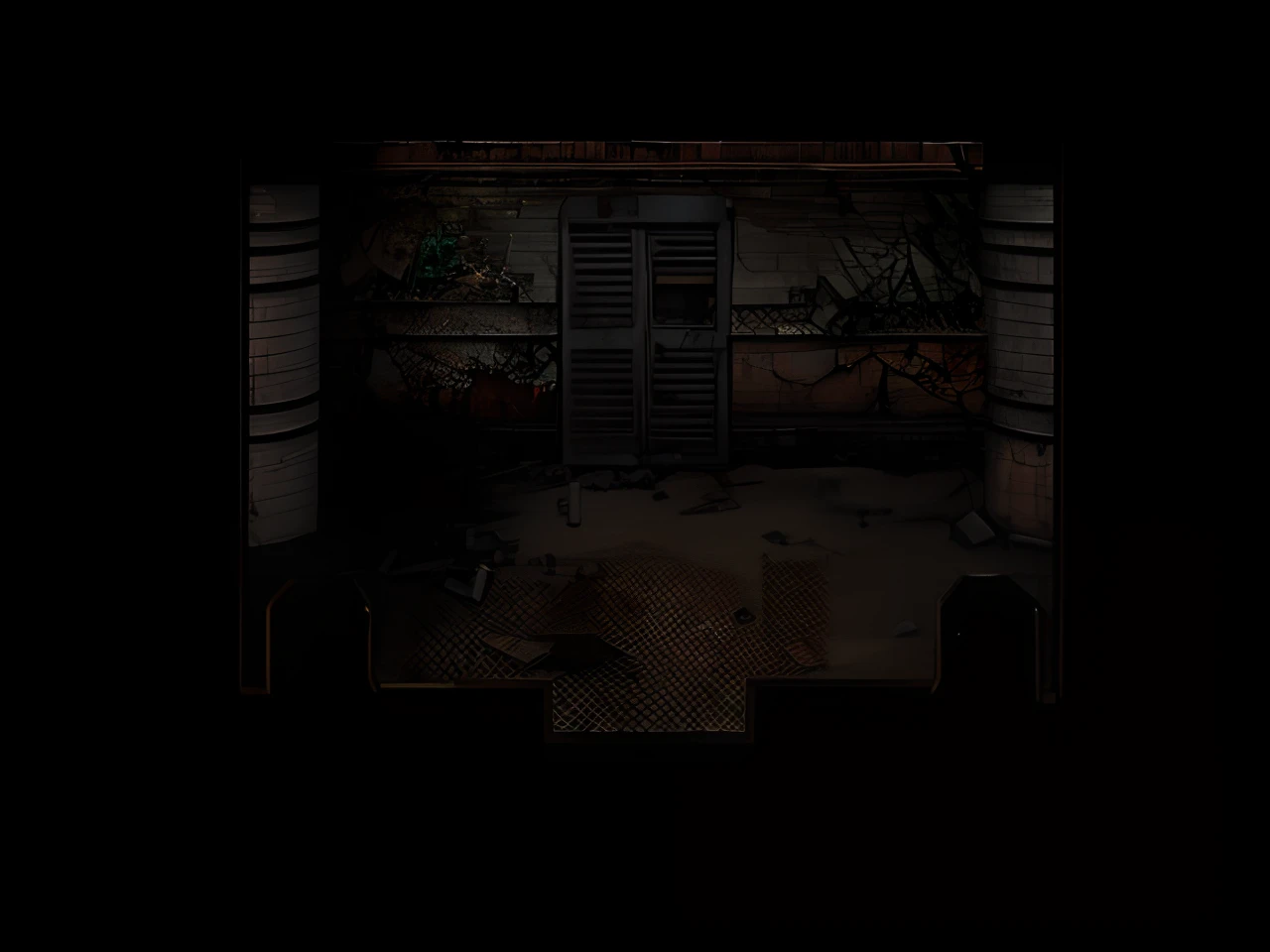 Abandoned hotel、Abandoned motels、Dungeon Background, Screenshot, texture map, Background of Resident Evil Games, Tileset, Dungeon Background, Game Textures, Horror environment, dark environment, background hyper detailed, RPG Background