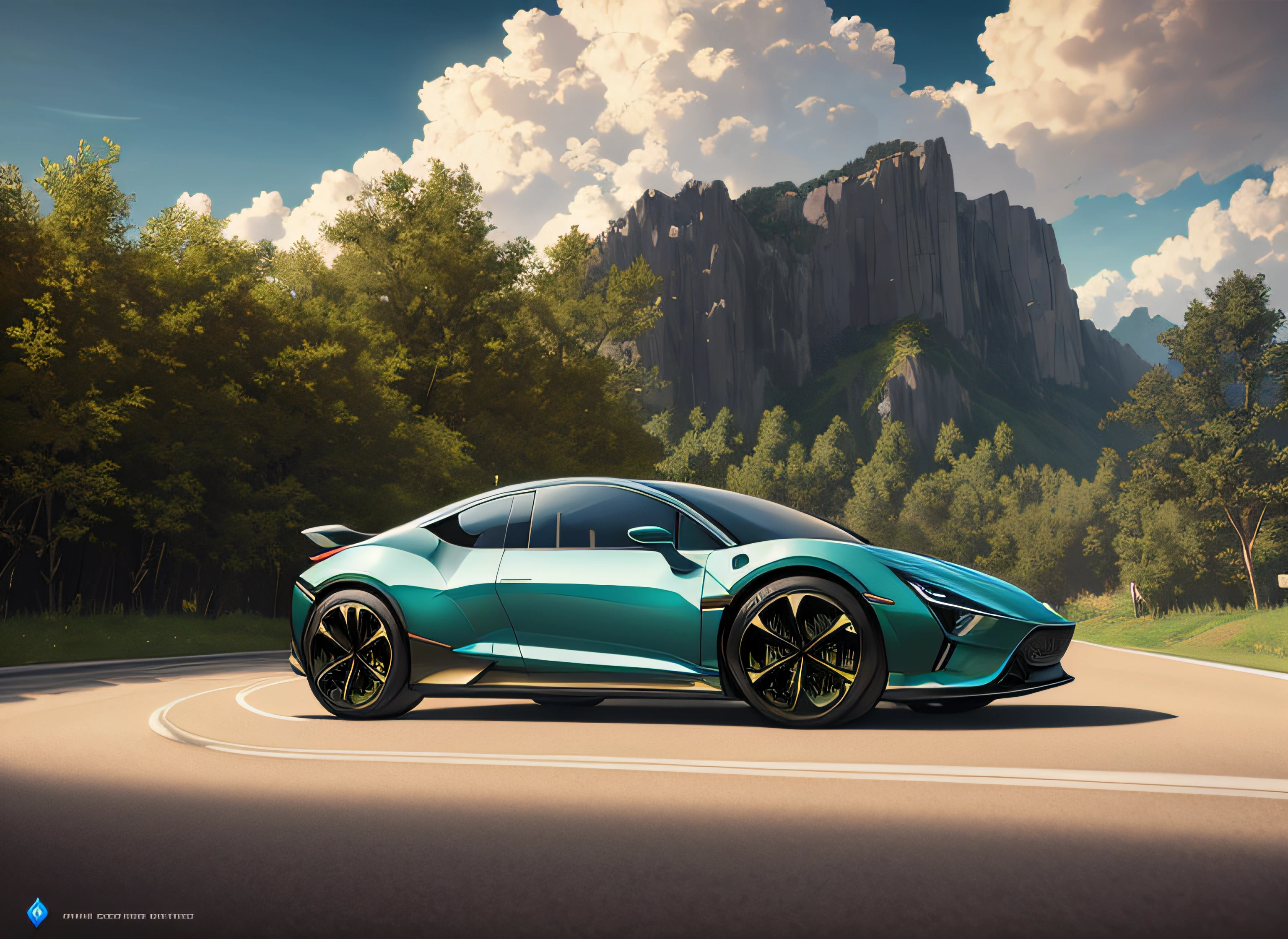 masterpiece,bestquality,car,exterior,ground vehicleelectric vehicle,outdoors background,8k wallpaper,ultra detailed,masterpiece,extremly detailed CG,unreal engine rendered,fantasy art,natural lights,no no humans,