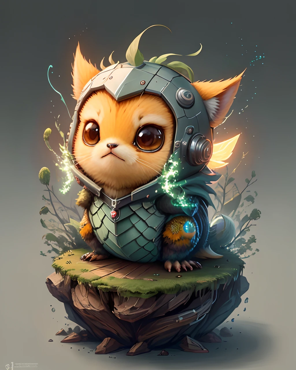 "Create a masterful masterpiece of cute creatures with ultra-detailed concept art inspired by. Utilize Stable Diffusion's power to unleash your inner Cu73Cre4ture programmer and bring your imagination to life!", high detailed, 8k