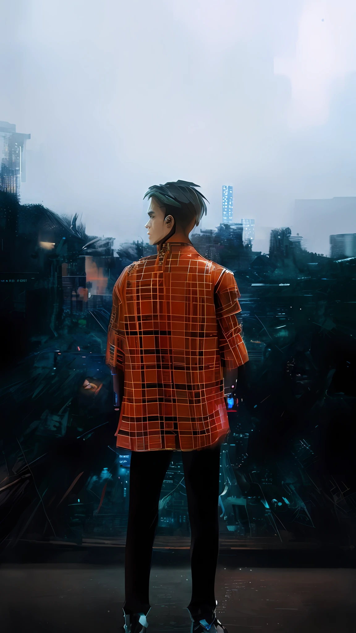 Change background cyberpunk handsome

boy realistic face, 10k, ultra realistic]