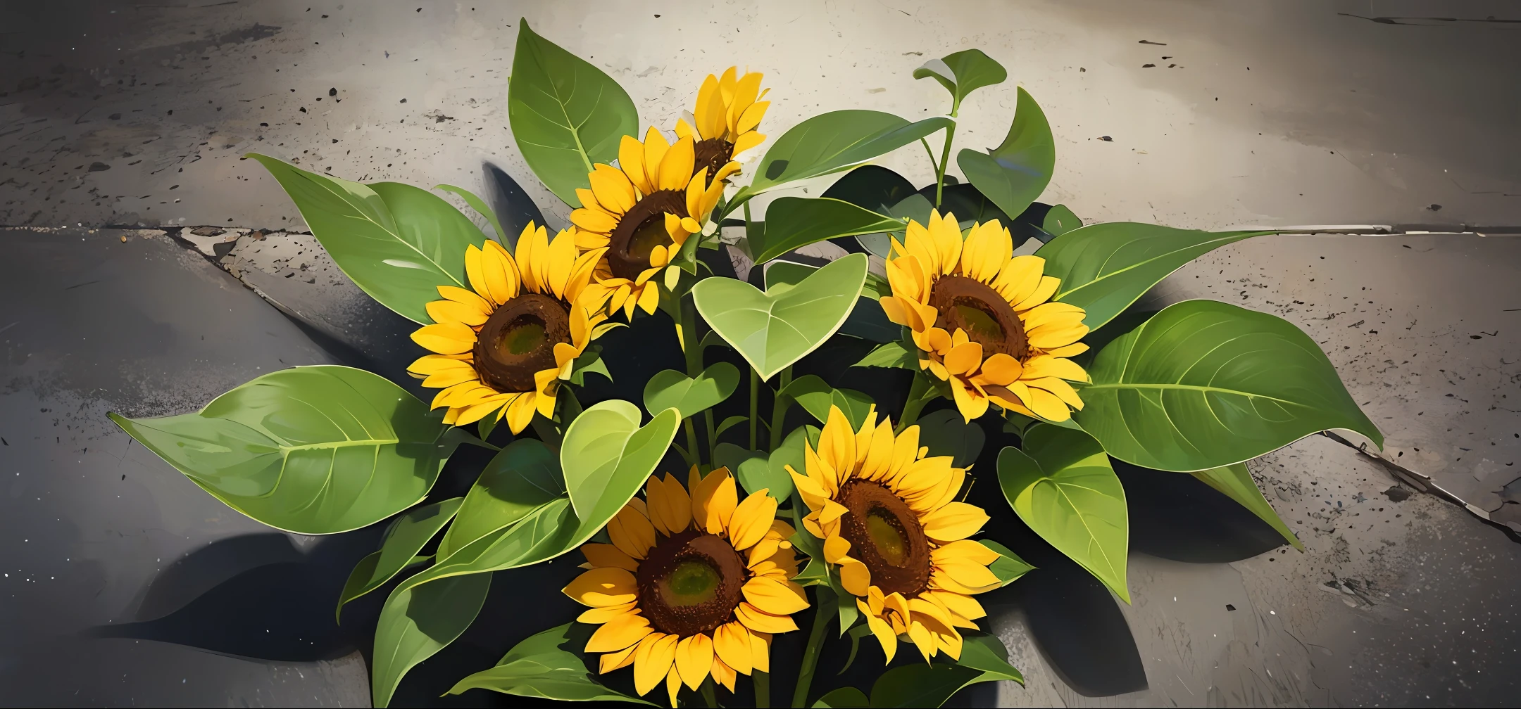 sunflowers image realistic 16k 4d --auto --s2