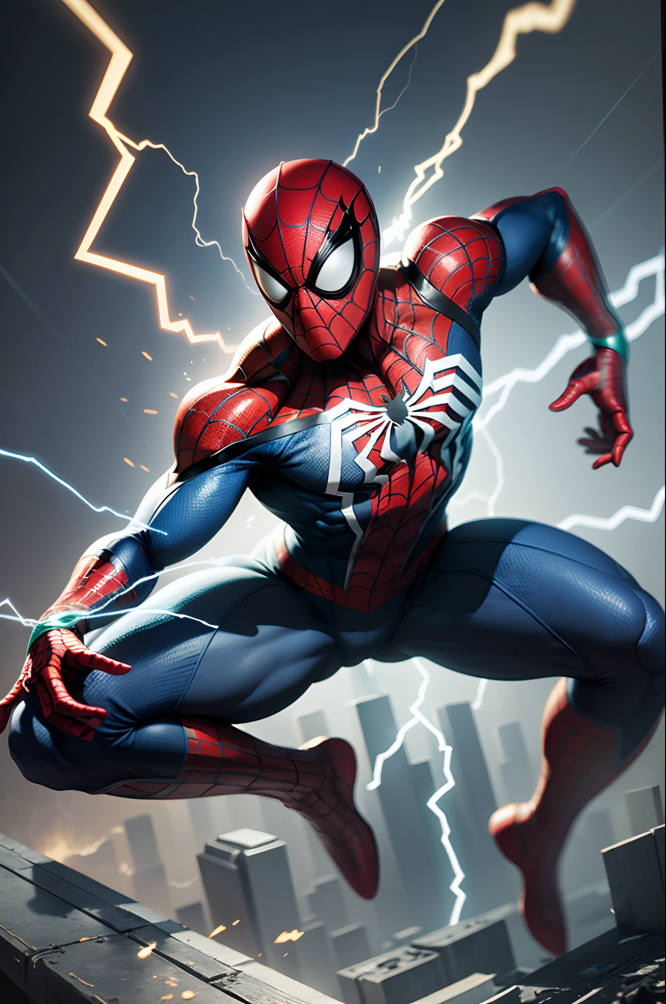 spiderman with electricity power --auto --s2
