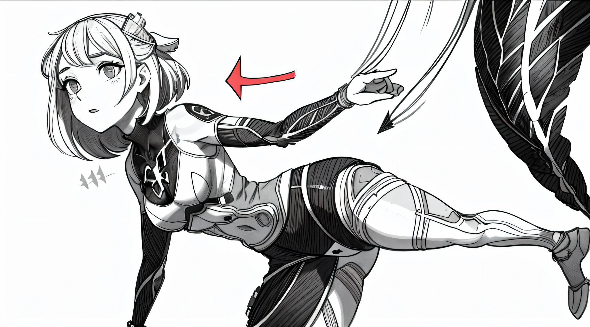 Create a realistic pencil sketch showcasing the internal anatomy of a woman's pelvic region, emphasizing the journey of semen using directional arrows. Pay close attention to the vaginal pathway, cervix, and phallopian tubes. Employ a cross-sectional approach for clarity. Set the scene against a white background, enhancing the scientific aesthetic. Ensure the drawing captures the balance between artistic detail and informative accuracy