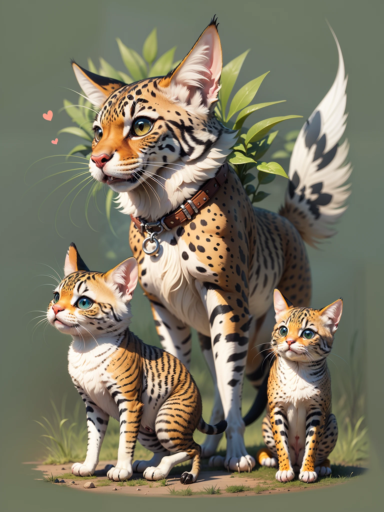Whimsical Animals: Design adorable and quirky clip art of animals dressed in human-like attire or engaged in amusing activities. --auto --s2
