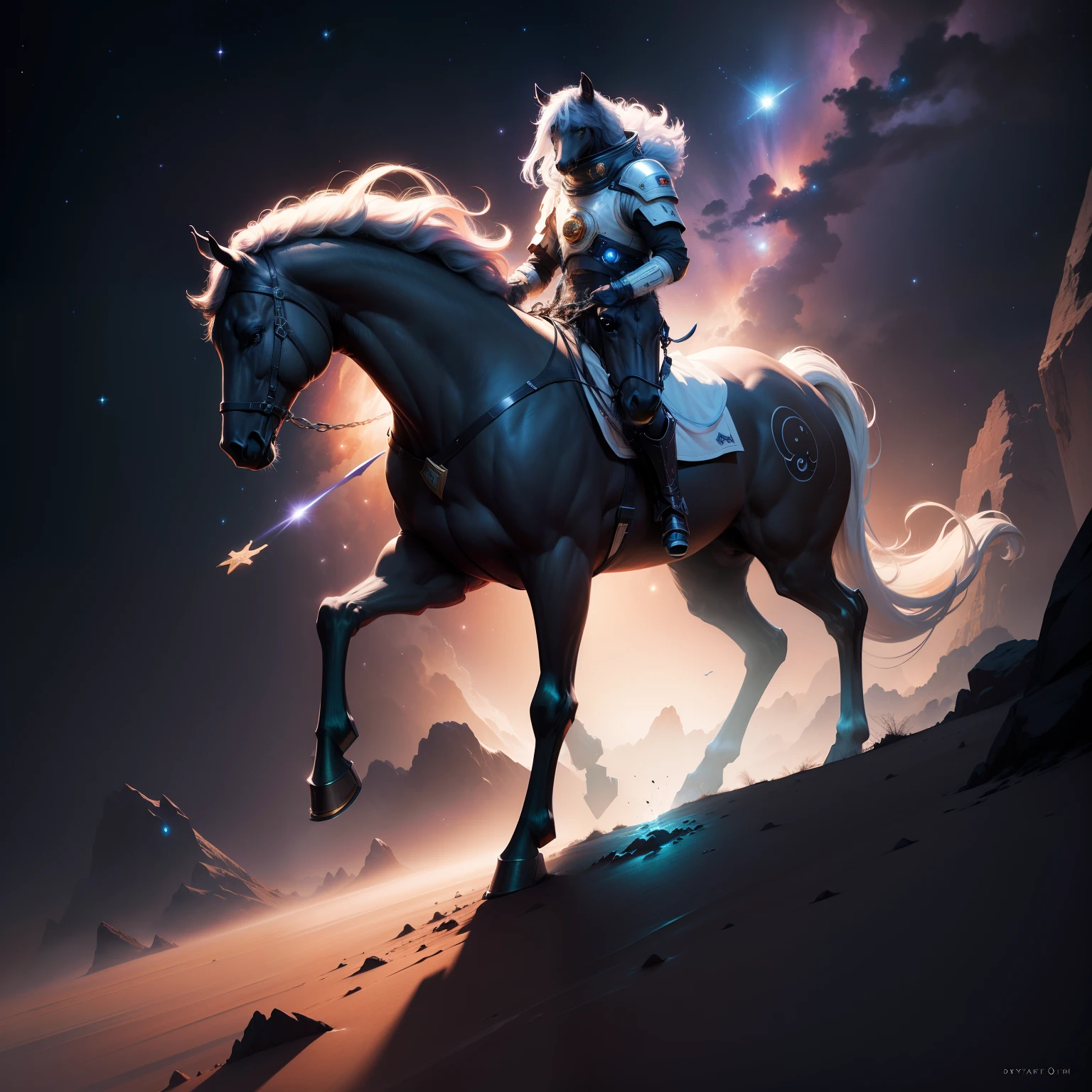 Space Horse, concept art, 4k