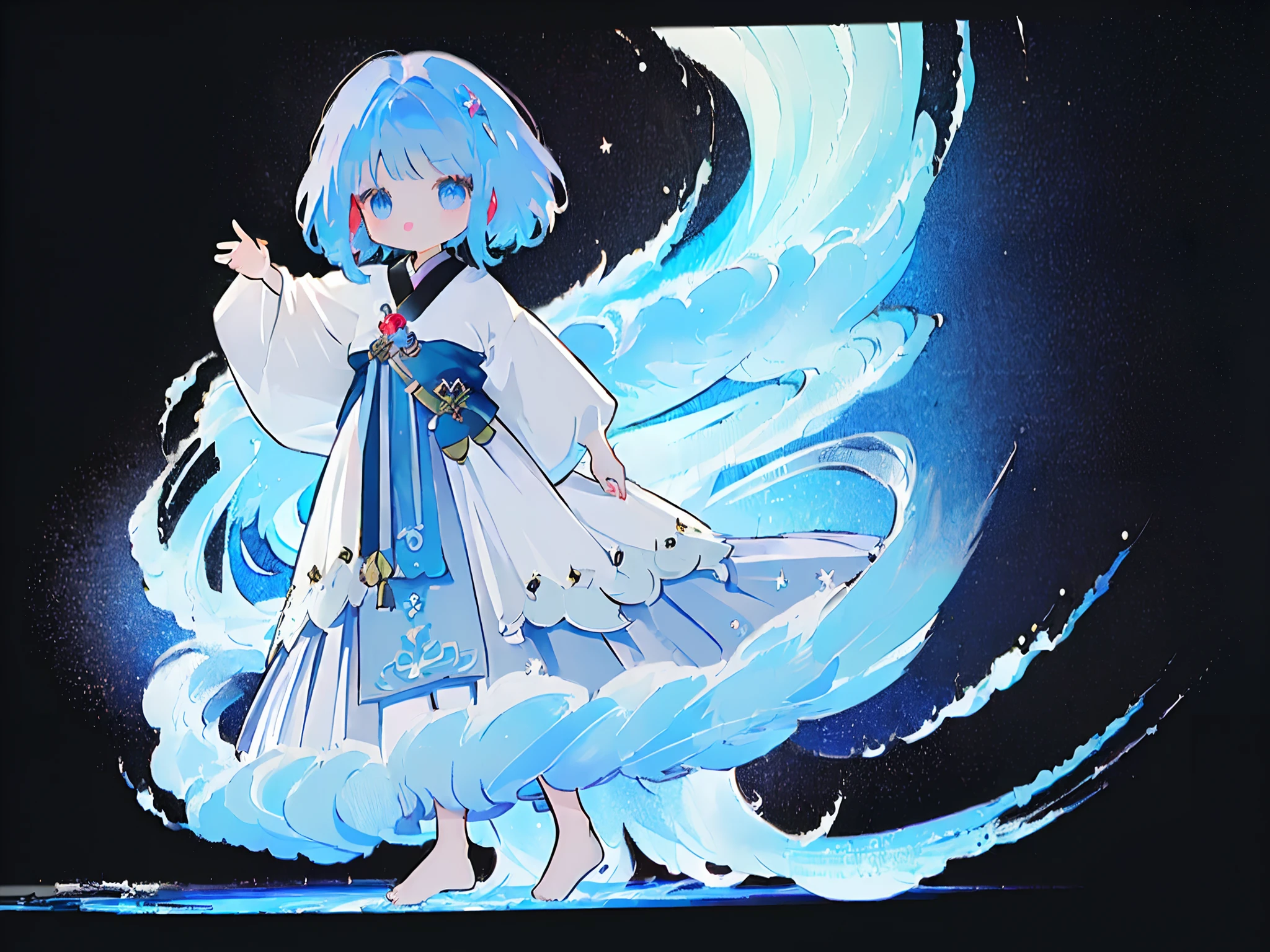 ((masterpiece)),(((best quality))),(character design sheet, same character, front, side, back), illustration, 1 girl, hair color, bangs, hairstyle fax, eyes, environment change scene, Hairstyle Fax, Pose Zitai, Female, Shirt Shangyi, Star, Charturnbetalora, (simple background, white background: 1.3), --6