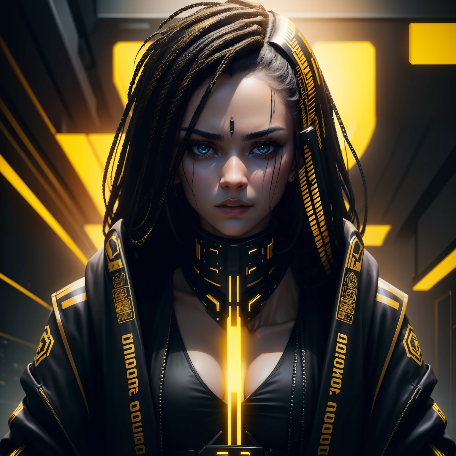 we are created to create, black and gold, impresionante, cyberpunk