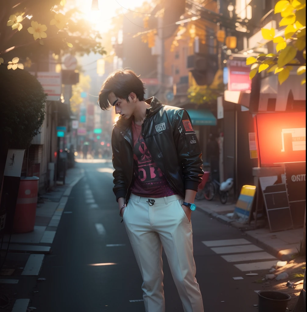 Change background,my own real face,sunlight on background,neon,8k ultra