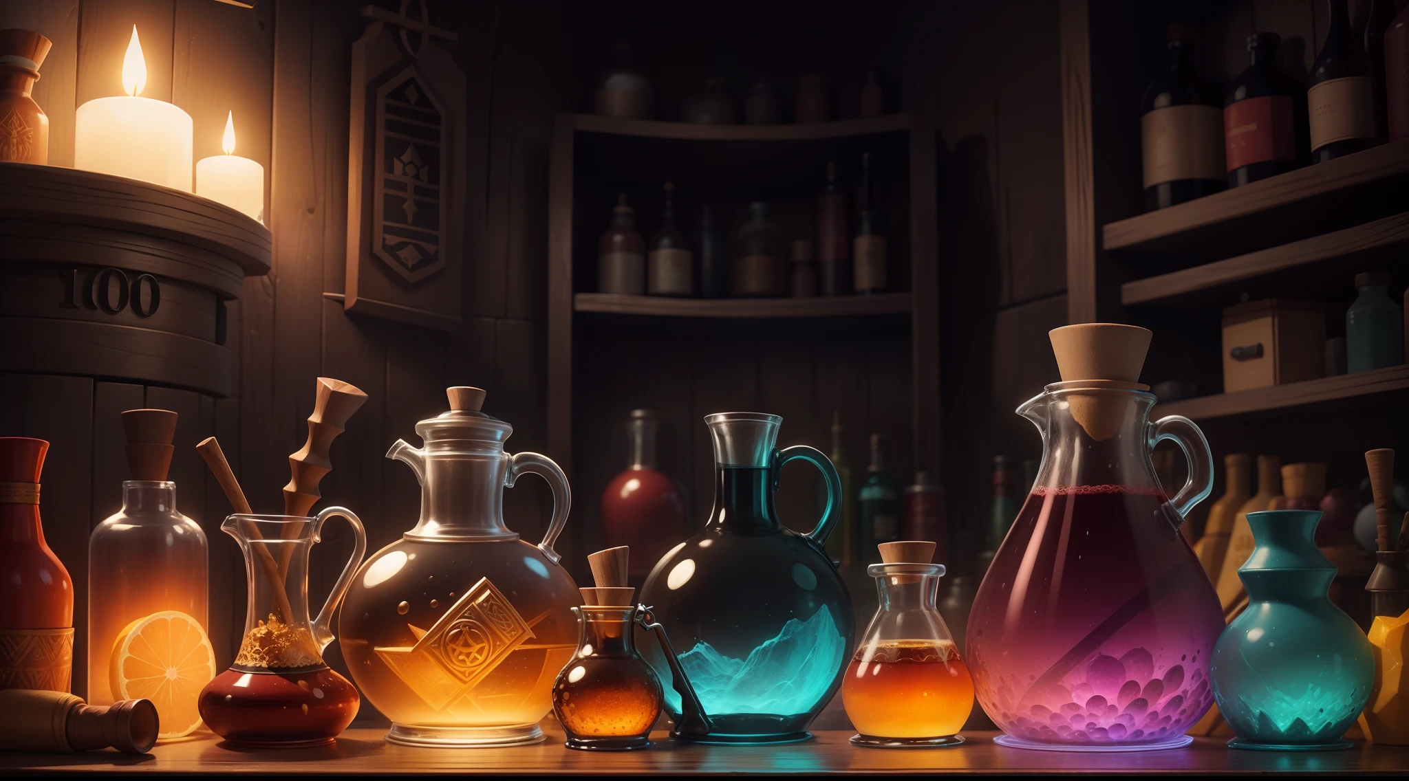 100 iconos Unique & Unusual Potions