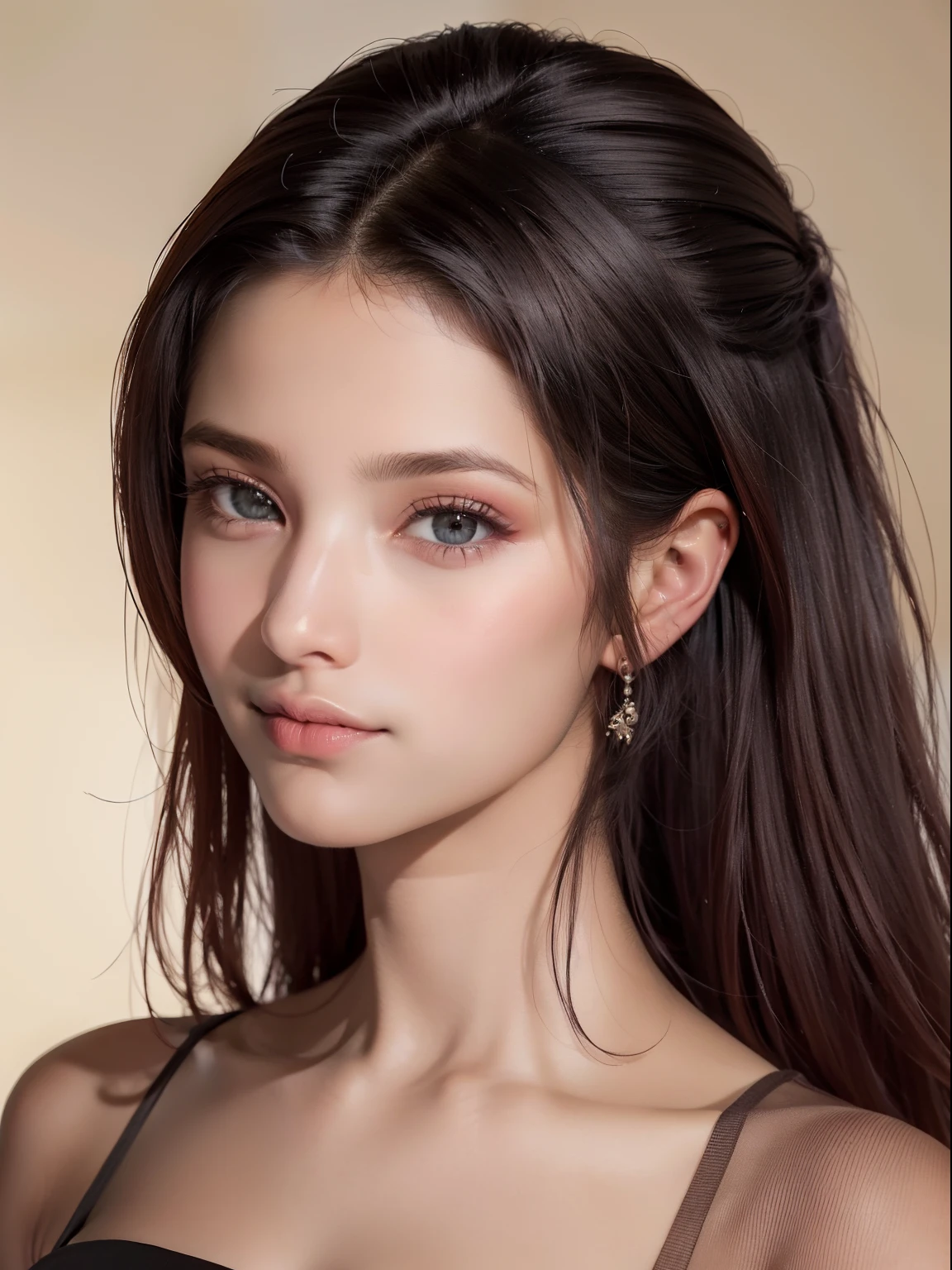 ((Melhor qualidade)), ((obra-prima)), (detalhado: 1.4) 3D, garota branca, estilo gotico, usando uma mascara branca que cobre o rosto todo, desenho de um rosto sorridente na mascara, roupas apertadas, seios enormes, cabelo preto com shade rosa claro, plano de fundo hma rua, pessoas em volta