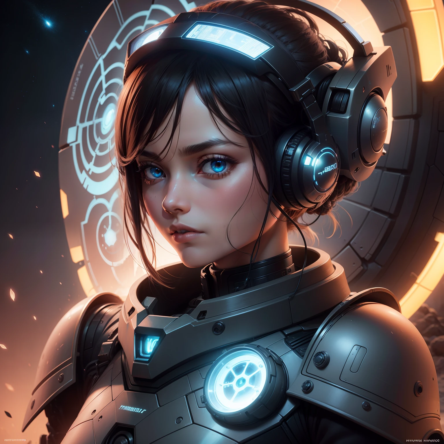 A robot exploring a desert planet canopy, pintura hiperdetalhada, luminismo, octane rendering, bar lighting, complexo, 8k resolution conceptual art portrait by Martina Fačková and Prywinko Art, Artgerm, WLOP, Alphonse Mucha, Tony Taka, details of fractal bioluminescence isometry, Amazing hyperrealistic color photo cover, hand-drawn, brilhante, corajosa, realista, davinci, erte .12k, intrincada. Definition of success, cinemactic, Rough sketch, mistura de linhas escuras em negrito e linhas soltas, linhas em negrito, no papel, vida real humana