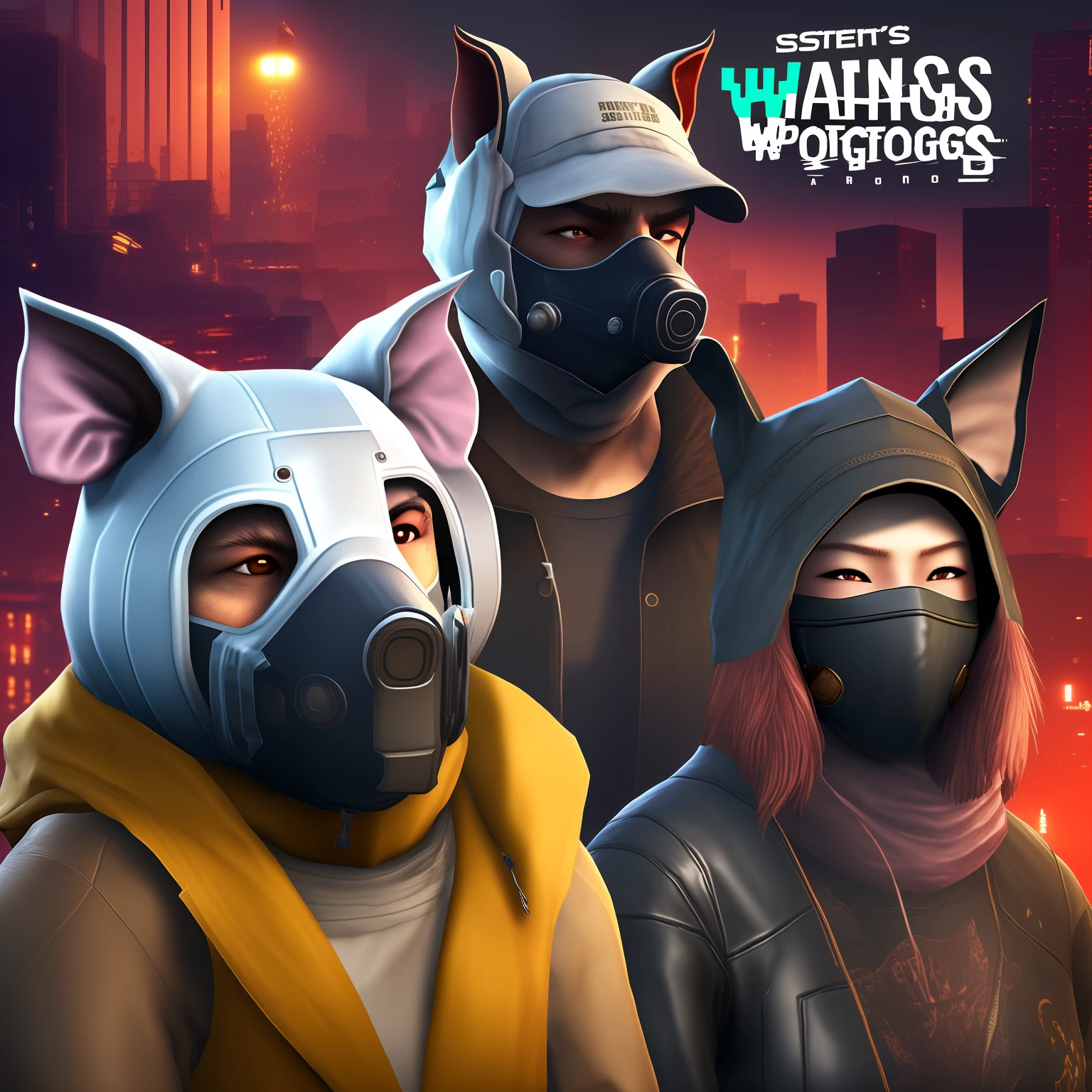 Watch dogs, pig mask --auto --s2