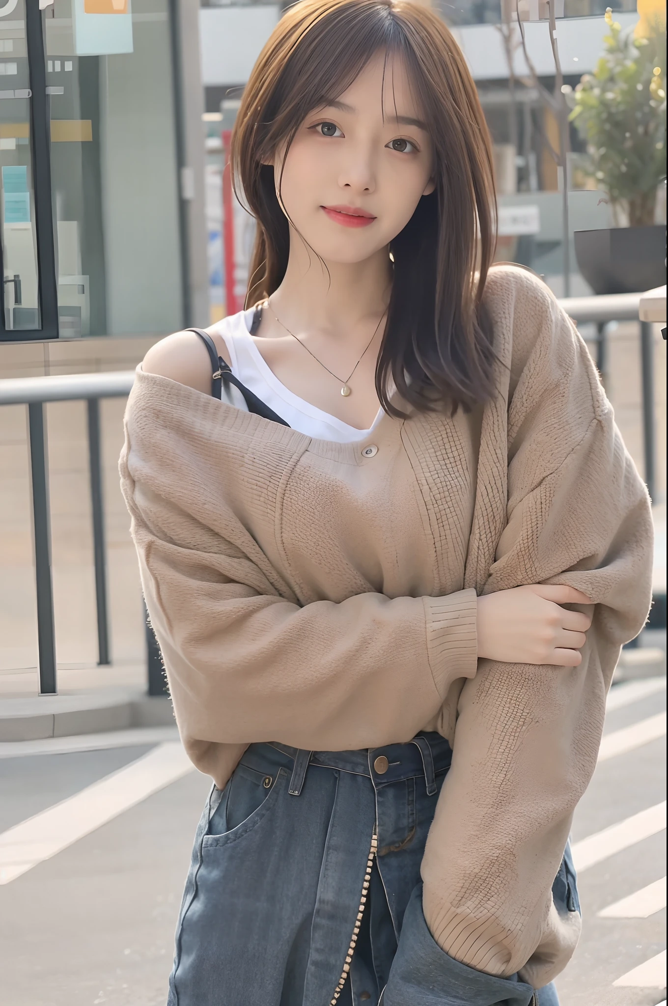 mix4， （8K， RAW images， best qualtiy， tmasterpiece： 1.2）， （realisticlying， Realistic pictures： 1.37） ，1girll， adolable， scenecy， the night， Sateen， dampness， profesional lighting， photon maping， Radio City， Physically based displays，cropped shoulders，adolable，shyexpression