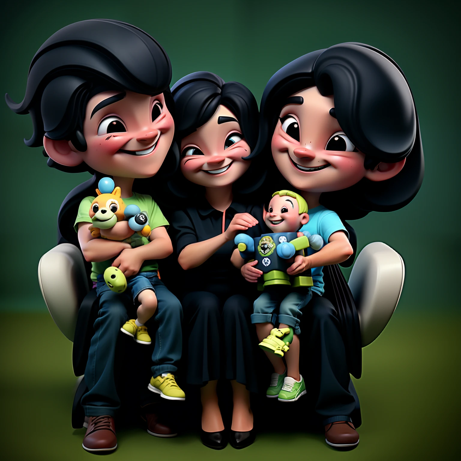 mothers,Son,accompany,Play with toys,having fun,Happiness knows no bounds,famiglia