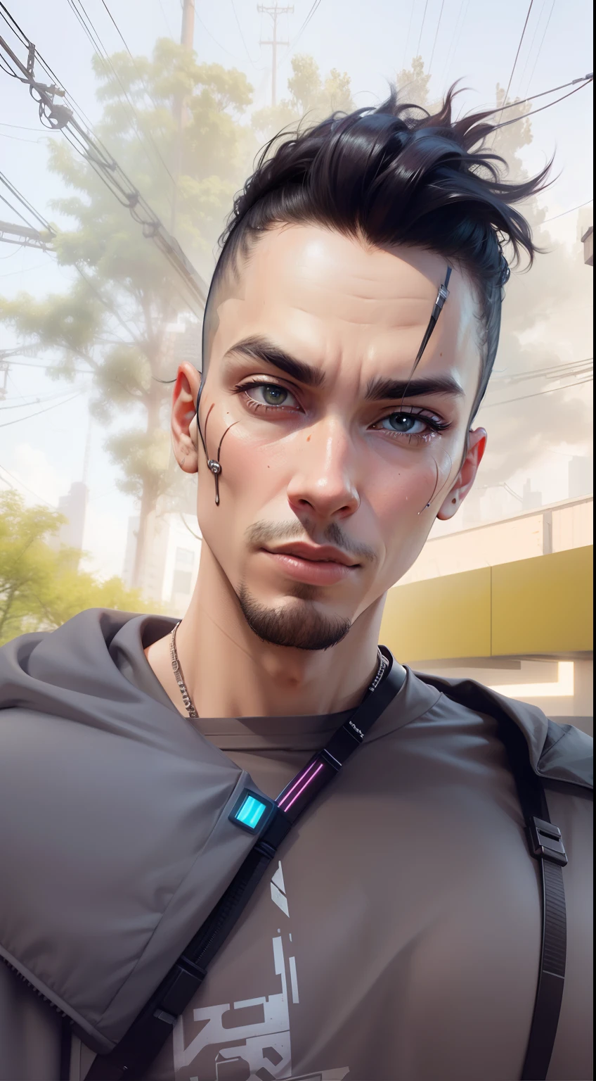Cyberpunk but make sure the face look same