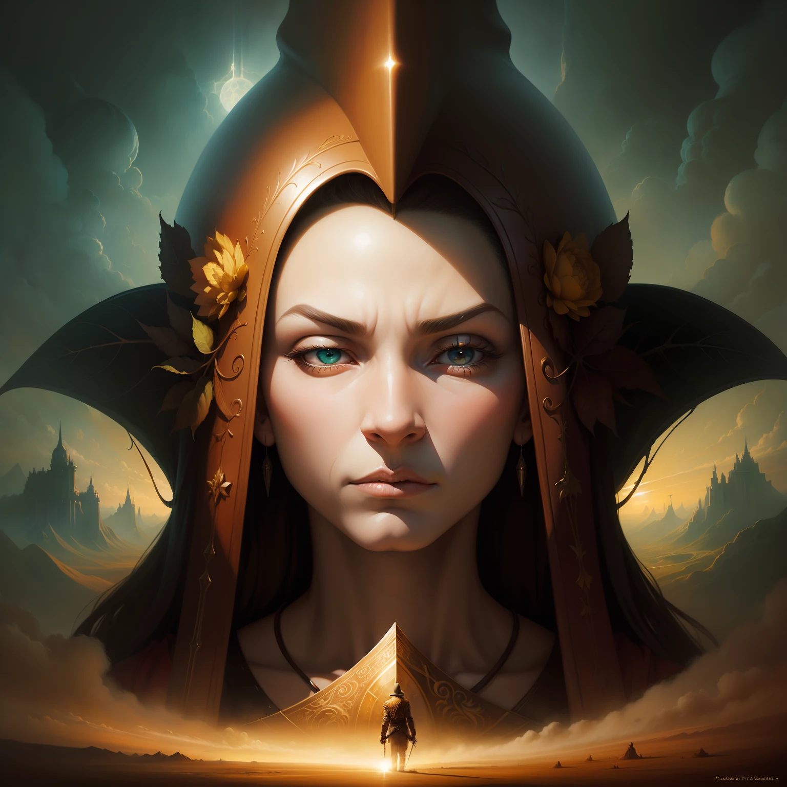 Fantasy surealism Vladimir Kush style