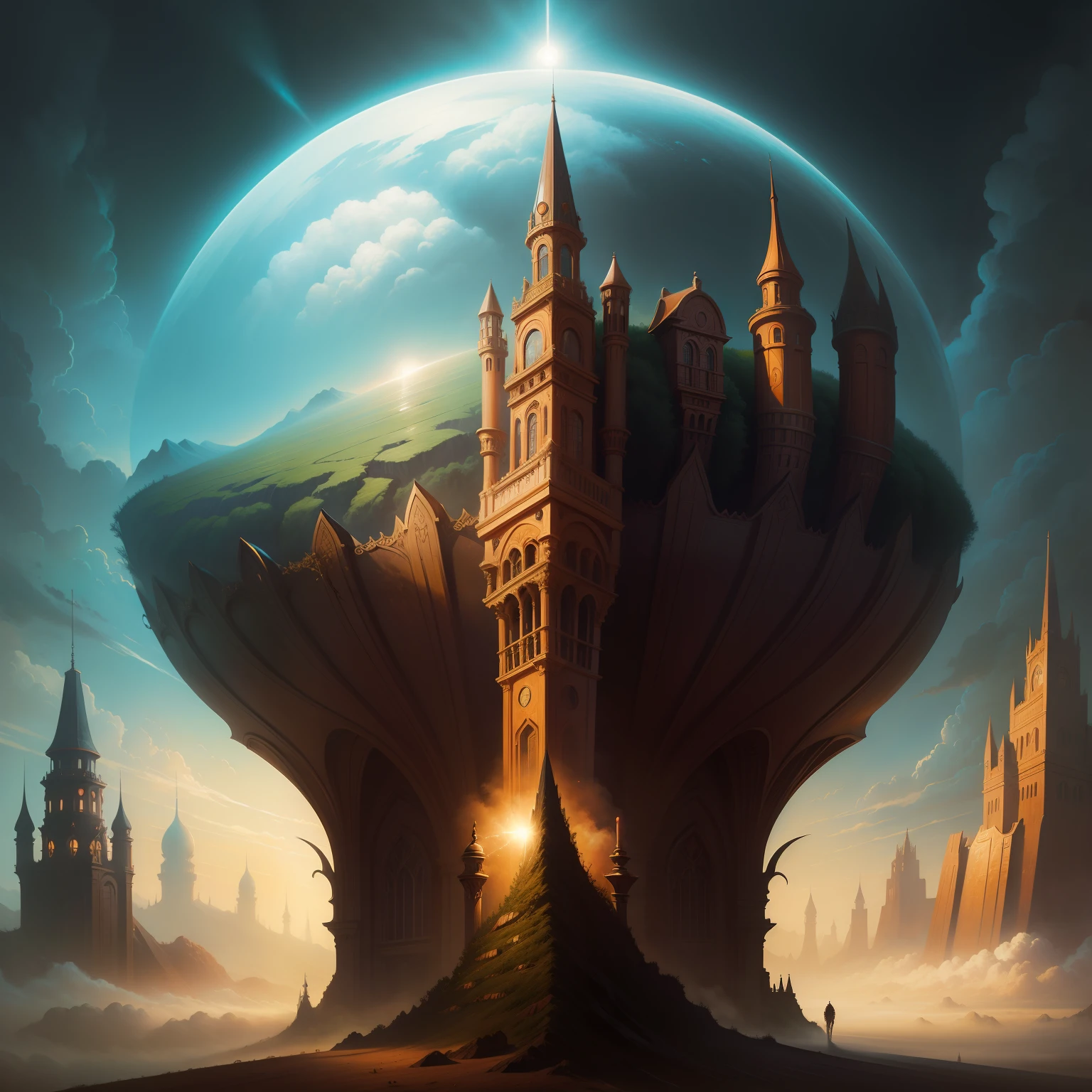 Fantasy surealism Vladimir Kush style