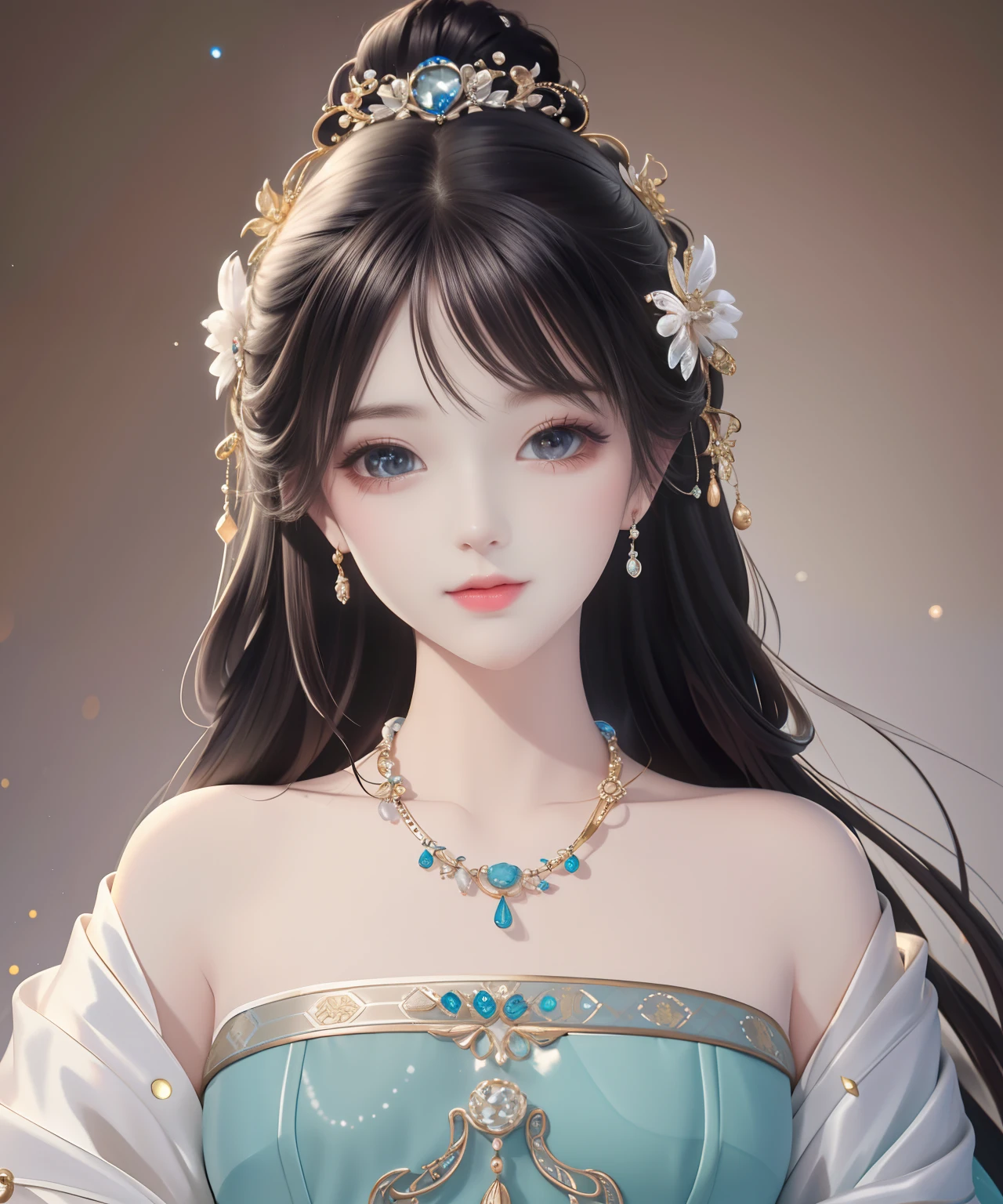 Best Quality, Masterpiece, High Resolution, 1girl, Porcelain Dress, Hair Accessories, Necklace, Jewelry, Pretty Face, On Body, Tyndall Effect, Realistic, Shadow Studio, Rim Lighting, Dual Tone Lighting, (High Detail Skins: 1.2), 8k UHD, dslr, soft light, high quality, volume light, sneak shot, photo, high resolution, 4k, 8k, background blur,