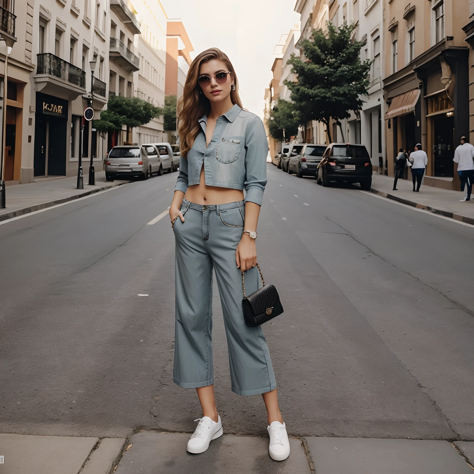 Foto de moda casual criativa tiktok "fashio"