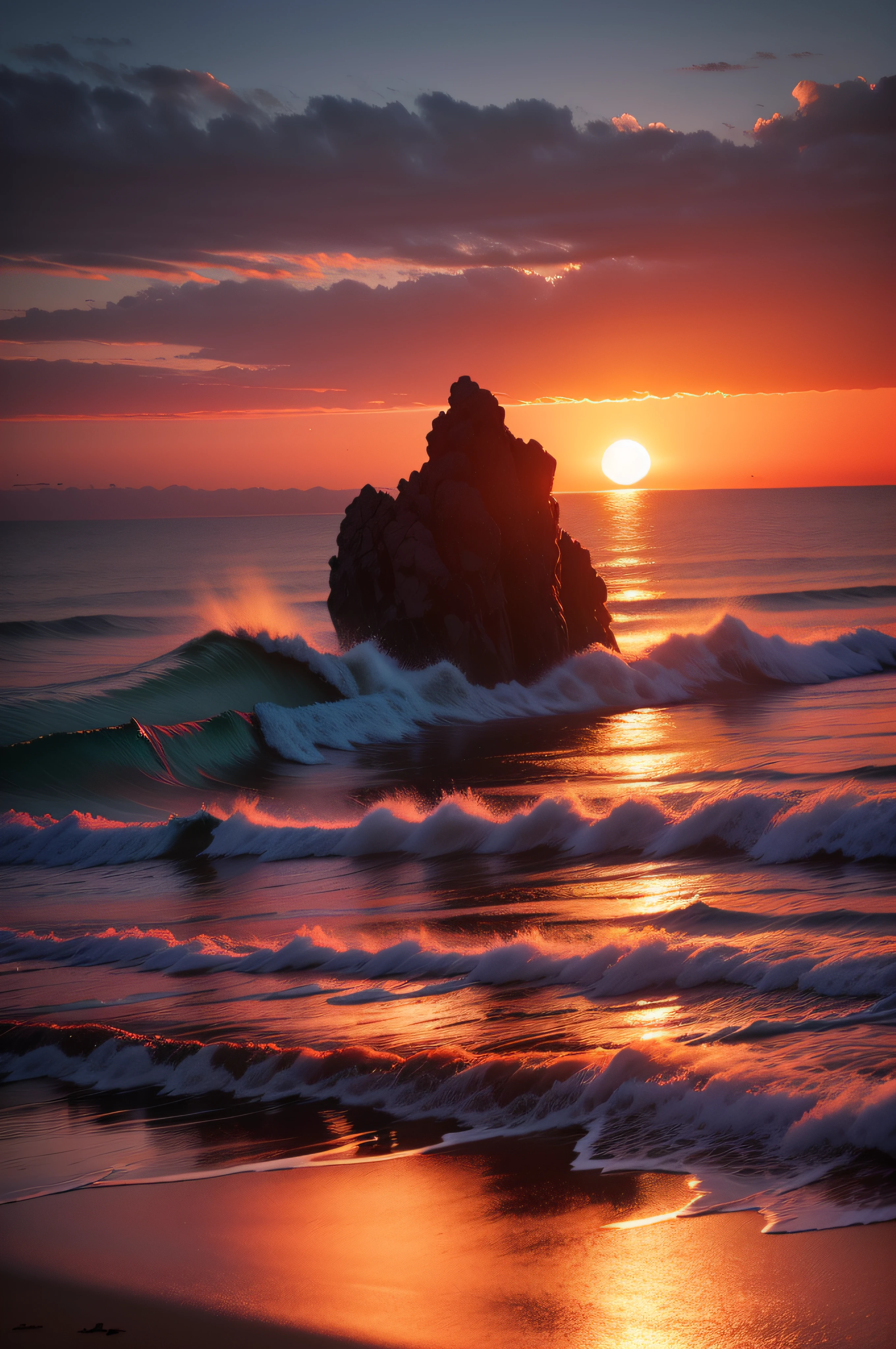 melhor qualidade, obra-prima, alta resolução, morangos vermelhos colhidos ao por do sol ,Fotografia, alta resolução, 4k, 8k,
