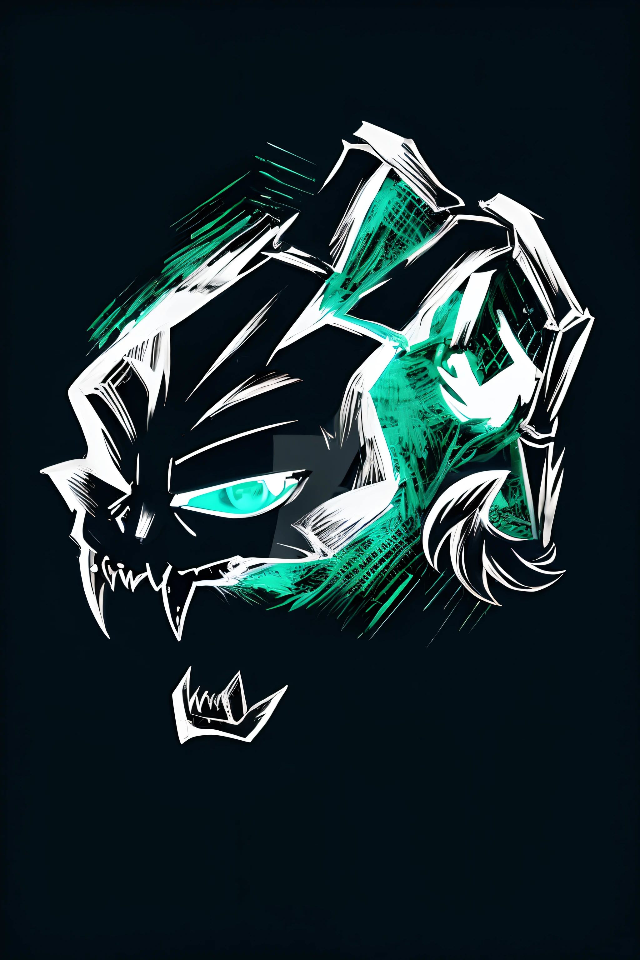 um desenho preto e verde de um gato com olhos brilhantes, estilo de arte escuro, epic art style, sharp high quality artwork, papel de parede do telefone hd, Gatilho Estilo de Arte de Anime, estilo de arte arcano, Papel de parede amoled, Anime Art Wallpaper 4K, Anime Art Wallpaper 4K, Anime Art Wallpaper 8K, raposa verde digital, estilo de arte desconhecido, arte do jogo!!