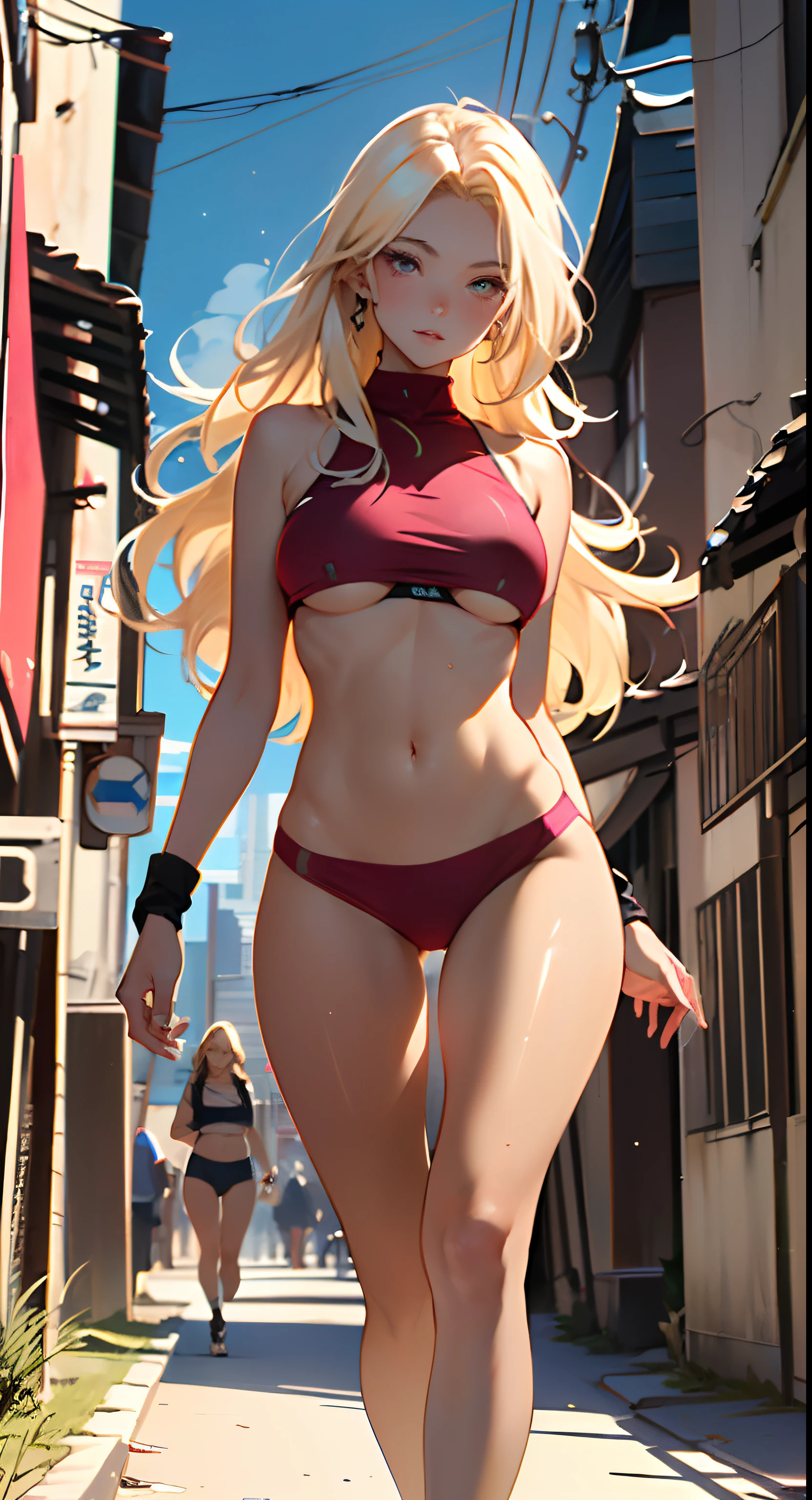 sport girls,((((2girls, 2 girls)))),((anime girls twins with extremely cute and beautiful blonde hair walking seductively down the street)),((((twins)))),
((((Two twins girls)))),2 sporty twins girls,(2girls:1.3),((two anime twins with extremely cute and beautiful blonde hair walking seductively down the street)),
(large breasts:1.4),saggy breasts,(((very light blonde hair:1.35,straight hair,long hair:1.4,colored inner hair,ear breathing))),((heterochromia,eye1 blue,eye2 green,perfect eyes,upturned eyes:1.3,beautiful detailed eyes,finely detailed beautiful eyes:1,big highlight on eyes:1.2)),((fat)),(((lustrous skin:1.5,bright skin: 1.5,skin tanned,shiny skin,very shiny skin,shiny body,plastic glitter skin,exaggerated shiny skin))),(spider lower abdomen,narrow waist,wide hip,athletic body,inflated legs,delicate detailed fingers,detailed body,detailed arms,human hands,(detailed face)),
cute,slutty,seductive,erotic,(((nsfw))),
zettai ryouiki,revealing clothing,show skin,((((underboob)))),((sport tiny bra magenta,sport thong,visible thong straps)),(wearing a sport outfit:1.3,sport clothes,semi-naked,with little clothing,),(detailed outfit,detailed clothes),
(dynamic pose:1.0),embarrassed,centered,scale to fit dimensions,Rule of thirds,
outdoors,((night view)),(cyberpunk night street Background: 1.5,dark sky,alleyway,lonely alley,thick clouds,detailed background:1.25),
(best quality),(high resolution),(sharp focus),(ultra detailed),(extremely detailed),(extremely high quality artwork),8k_wallpaper,(extremely detailed CG 8k),(very fine 8K CG),((hyper super ultra detailed perfect piece)),flawless,(((masterpiece))),illustration,vibrant colors,(intricate),High contrast,Selective lighting,Double exposure,HDR (High Dynamic Range),Post-processing,Background blur,