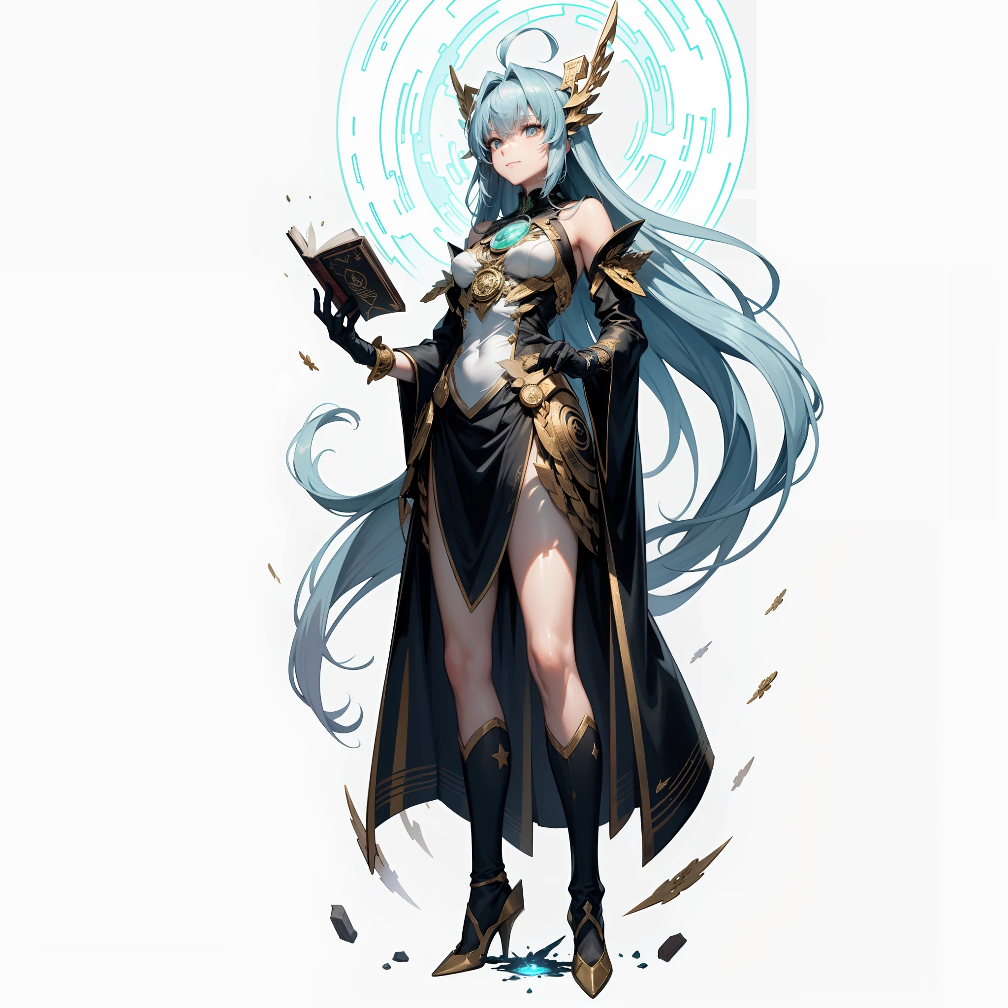 {which are full of confidence, Strong will, Subtle manga-style smile, Sharp eye detail, Neon Color Angle Bob, Slender figure、Neutral males}, Space Meditation Master, (Serlinus zephyrus), portrait of a full body, {Embedded in a mysterious galaxy}, Levitation of surrounding old books, flowing airy robes, Eyes (Half-eyes with deep concentration), Translucent cosmic aura, Grab an ancient book with glowing runes floating in it, {Cascade-like hair in an interstellar nebula}, (Sit in the lotus position), Hands expressing wisdom, ((Timeless and transcendent wisdom)), [Mystical symbols and ancient scripts] orbiting, {Stars and celestial vortex on background}, {4K resolution, High quality}, ((Togashi style)), {Embrace the aesthetics of Japan manga}, [Incredible attention to detail], {No weapons or violence}, {Gentle and harmonious expression}.