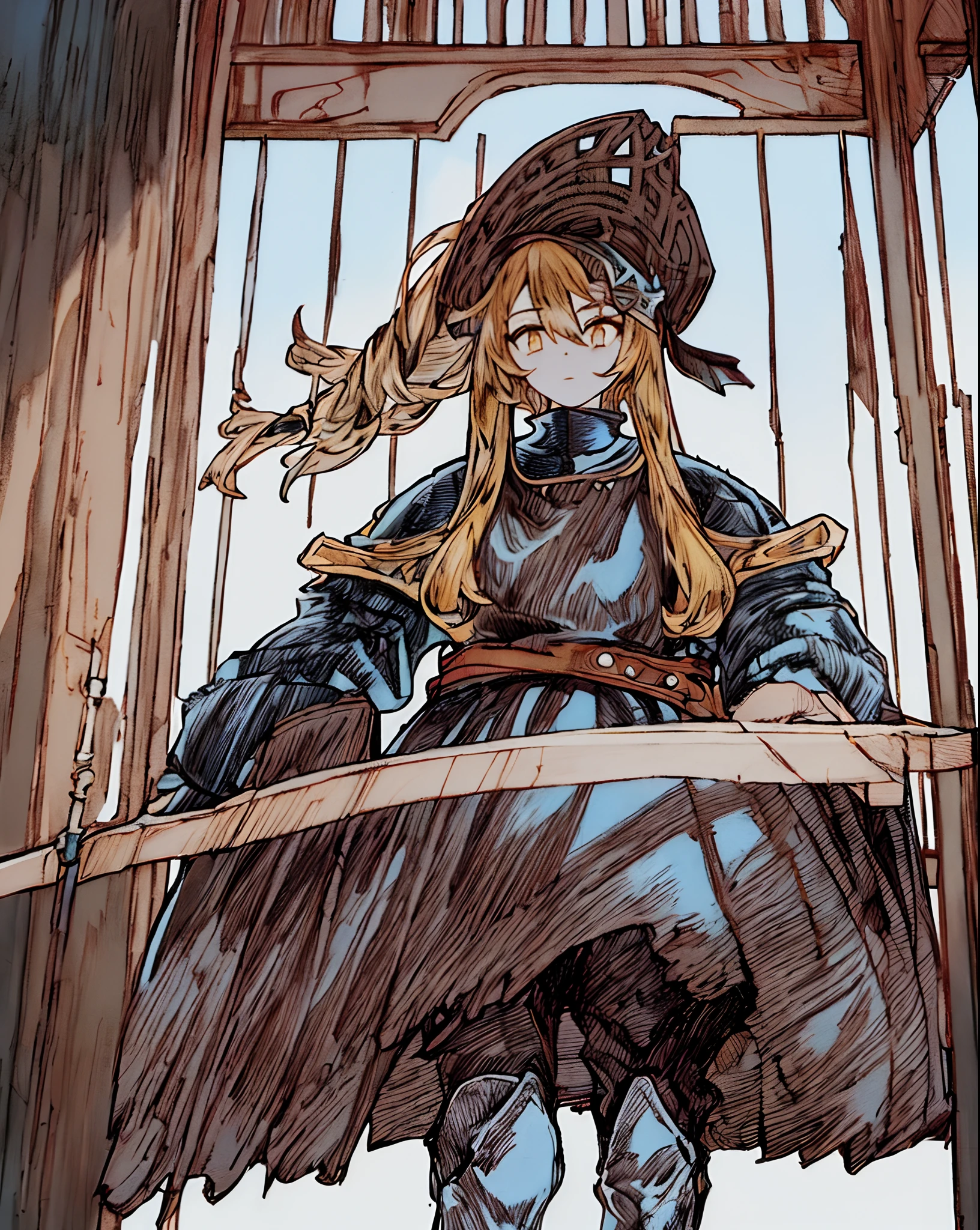 um grupo de aventureiros no centro de uma grande cidade medieval,(obra-prima), melhor qualidade, Altas, 4k, 8k, illustration detailed, detalhe intrincado, cinematic lighthing, amazing quality, incredible shading, soft-lighting, facing camera, olhos perfeitos
