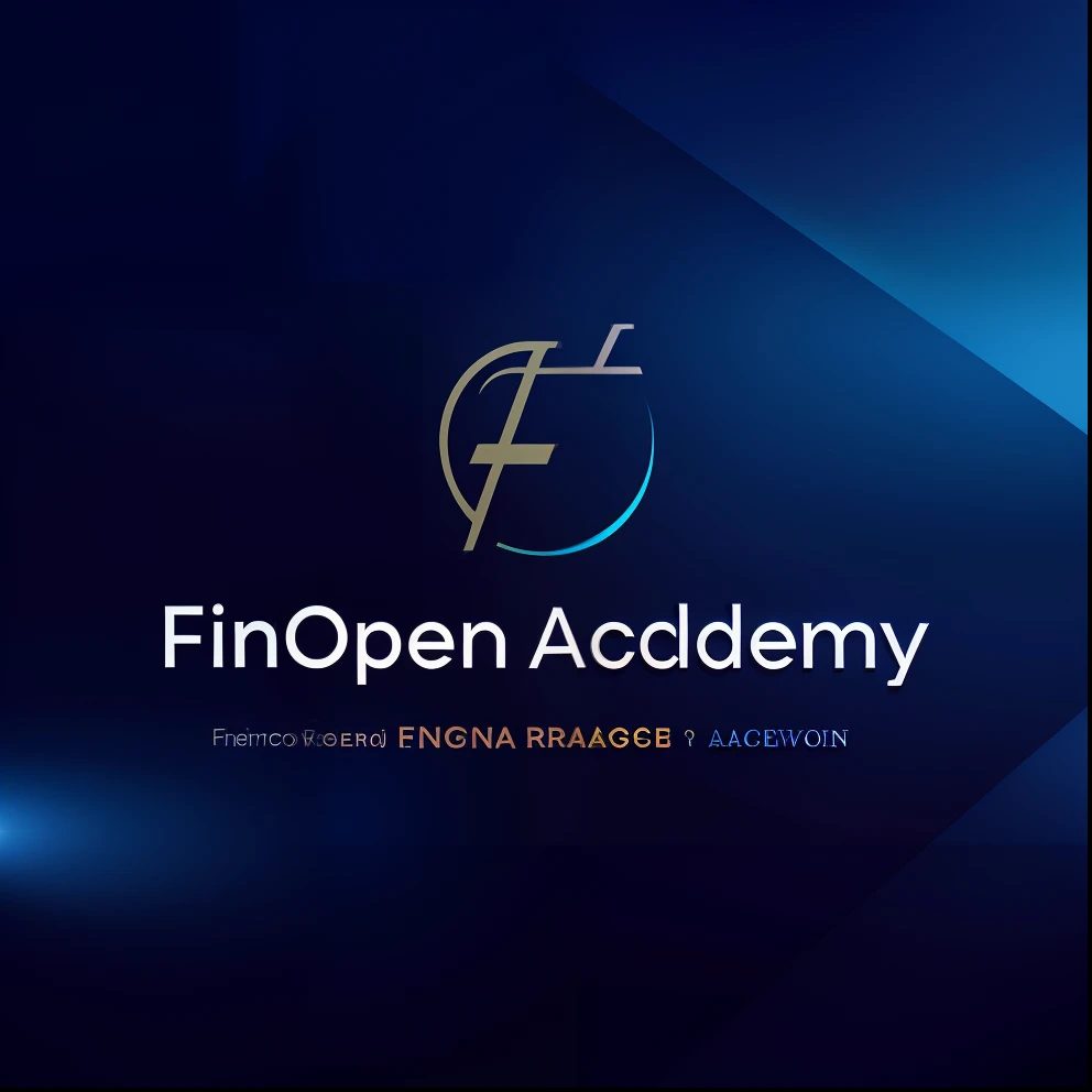 Logotipo da FinOpen Academy aparece na tela, Conveying the message of the financial revolution.